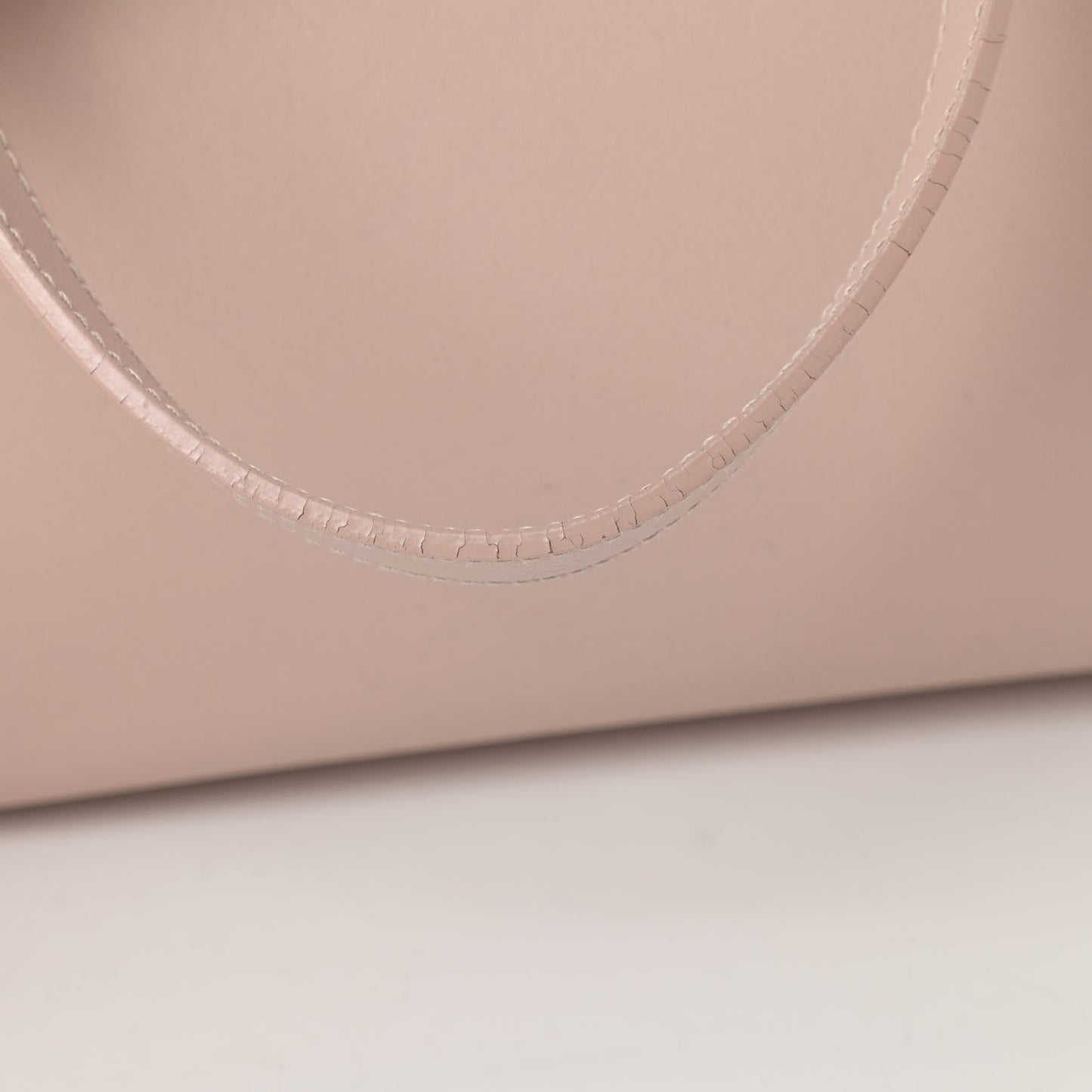 Calfskin Large Shopping Tote Pale Blush