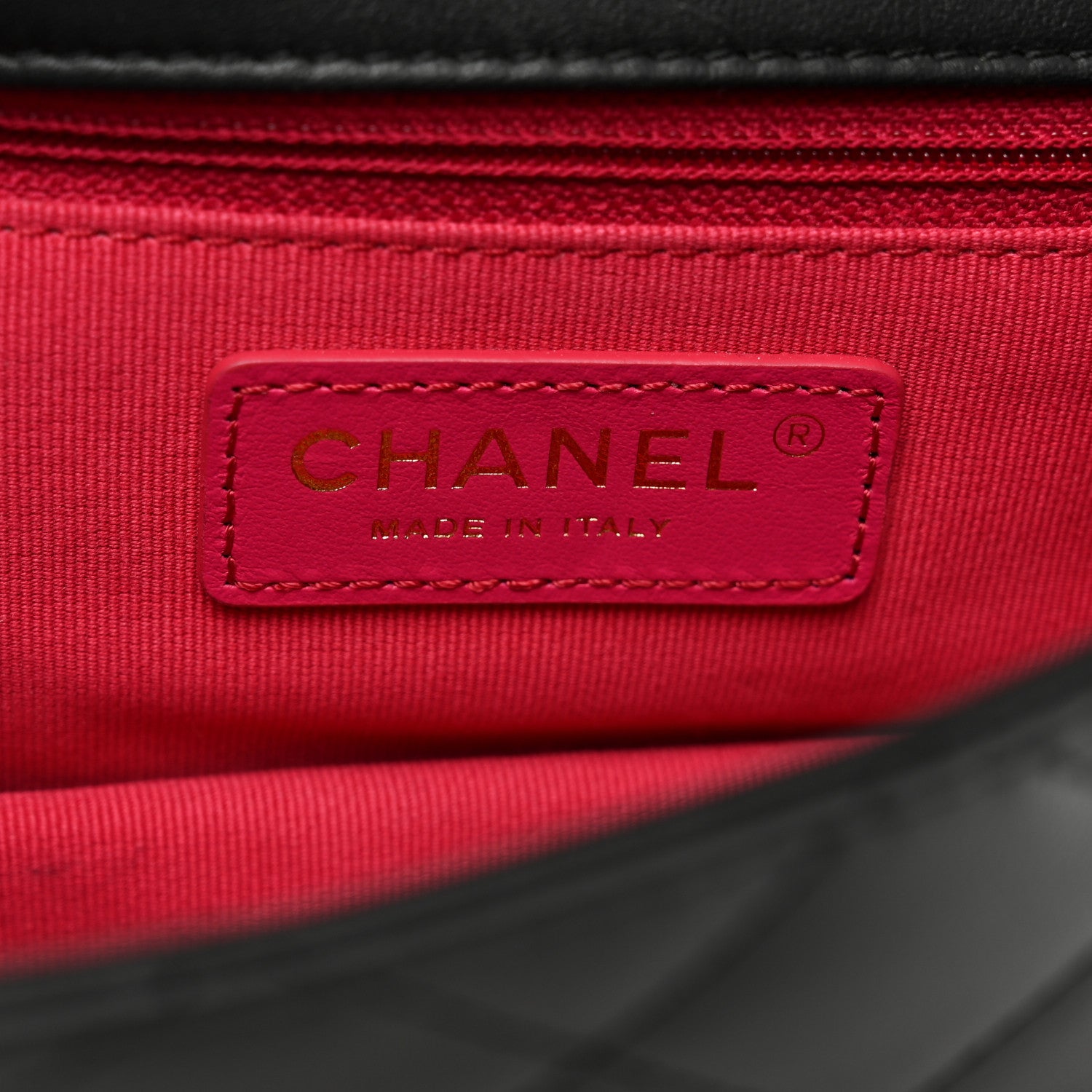 Chanel Lambskin Quilted Small Chain Flap Black 7 of 10