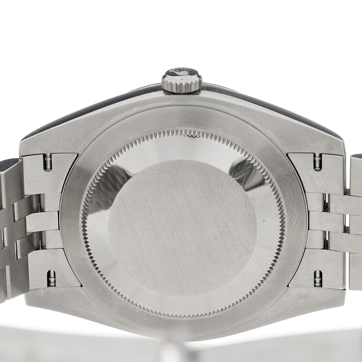 Stainless Steel 18K White Gold 41mm Oyster Perpetual Datejust Watch Black 126334