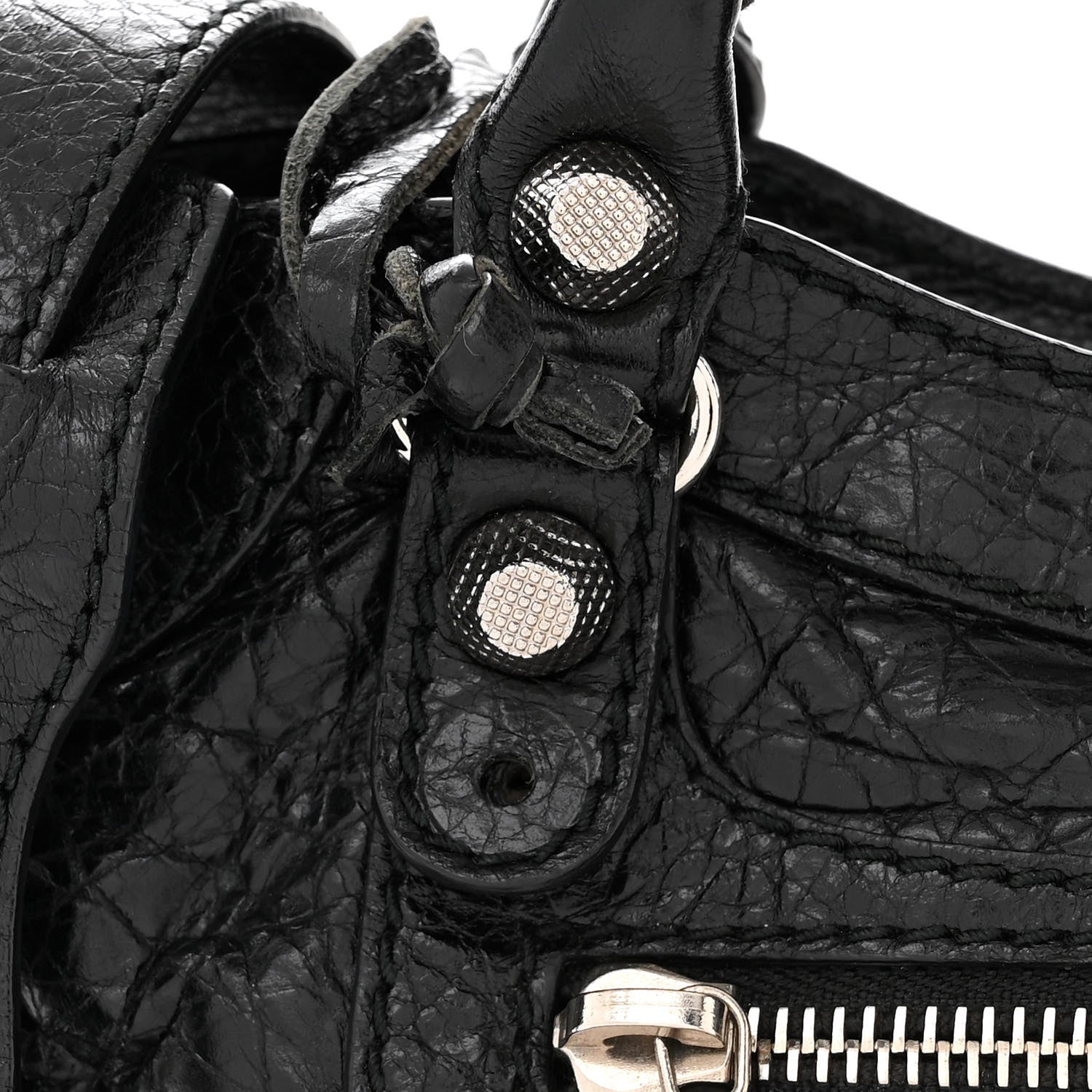 Balenciaga Agneau Giant 12 Silver Hardware Mini City Black 12 of 13