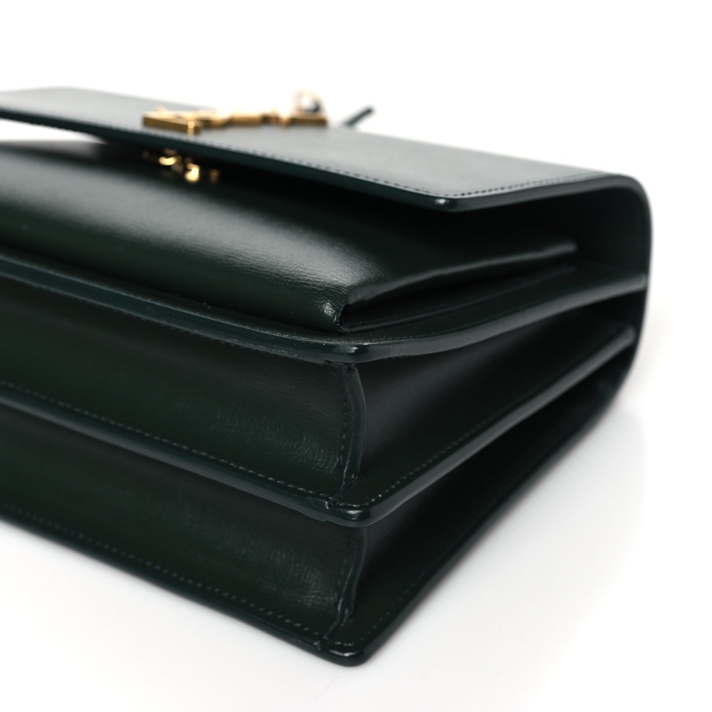 Calfskin Medium Monogram Sunset New Vert Fonce