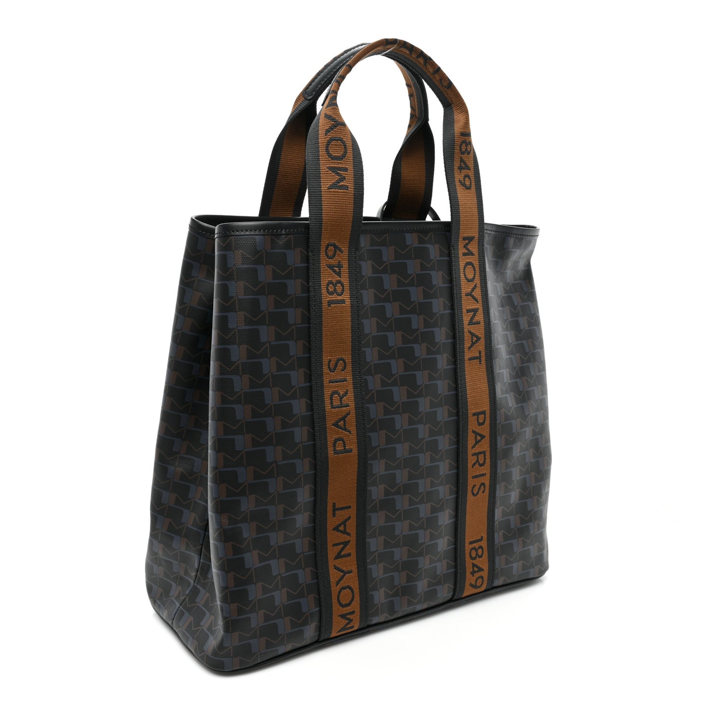 Canvas 1920 M Monogram Tote Black Blue