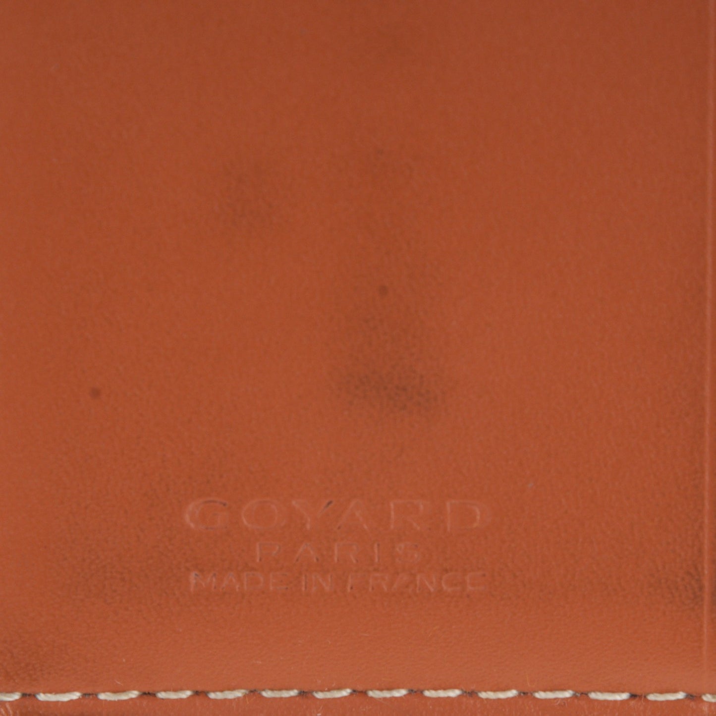 Goyardine Saint Marc Folding Card Case Black