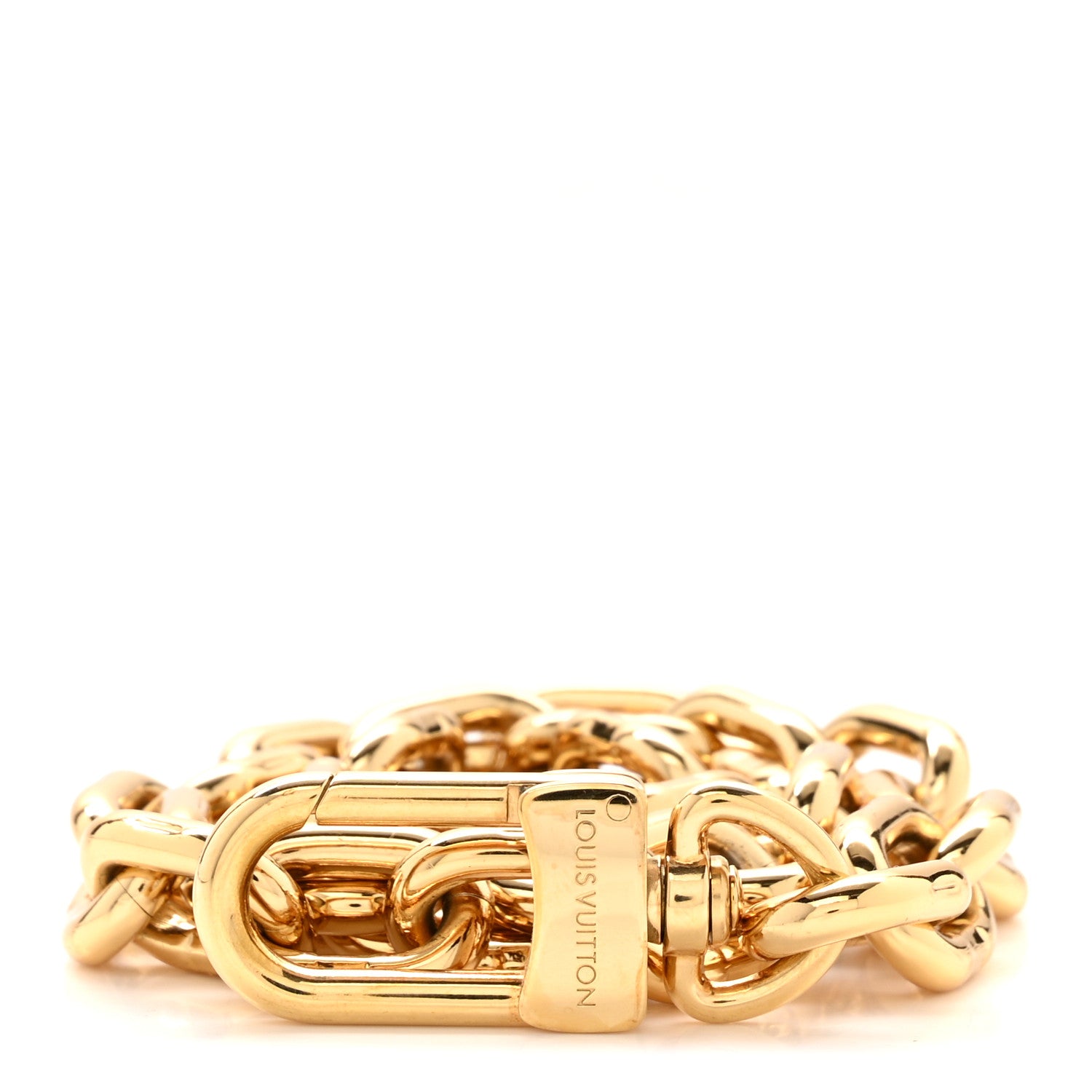 Louis Vuitton Metal Pochette Accessories Chain Strap Gold 1858733
