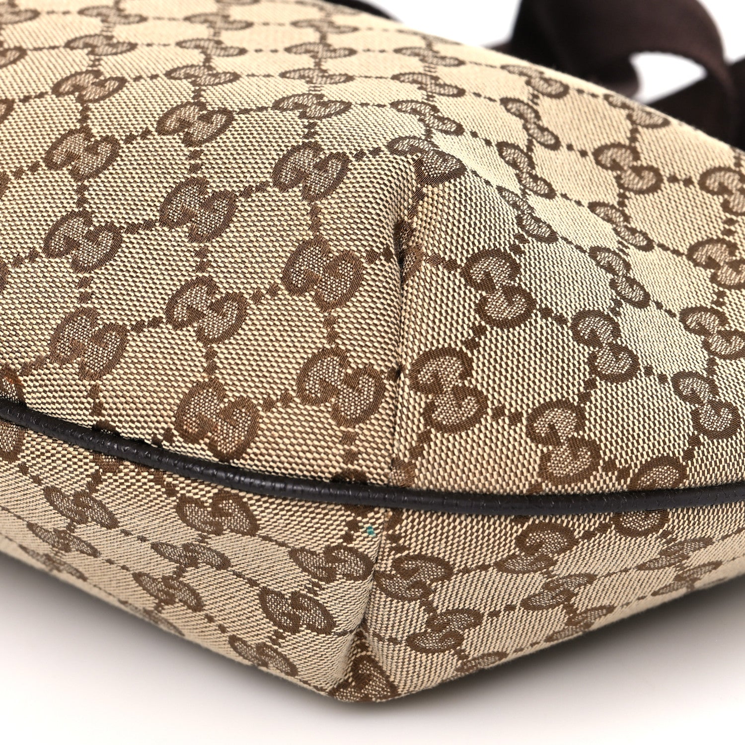 Gucci Monogram Medium Half Moon Hobo Dark Brown 8 of 8