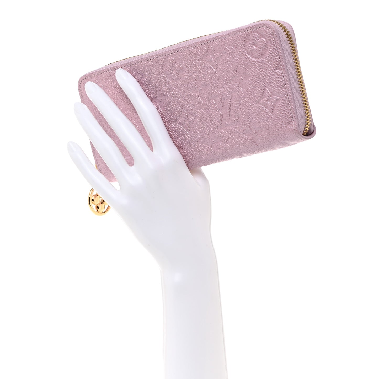 Metallic Empreinte Clemence Wallet Pearly Lilac