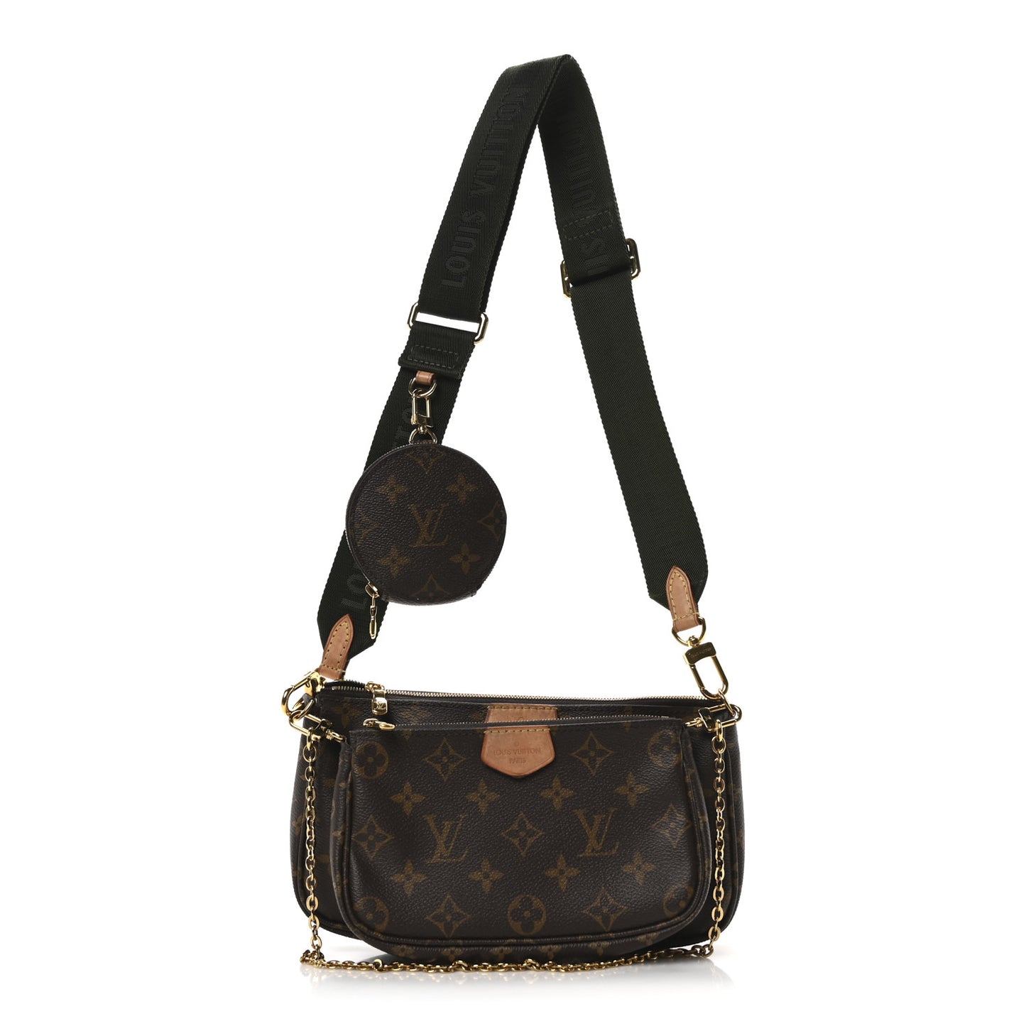 Monogram Multi Pochette Accessories Kaki