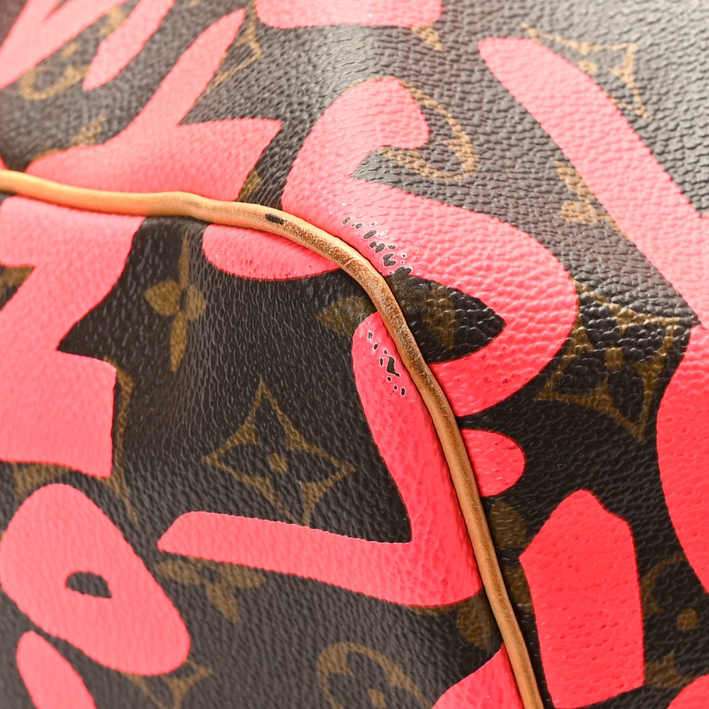 Monogram Graffiti Keepall 50 Fuchsia
