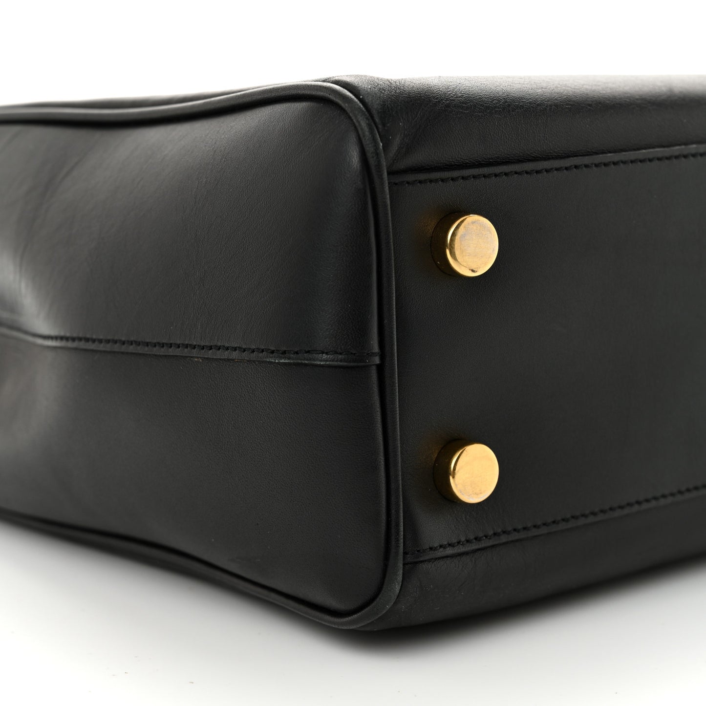 Soft Calfskin Monogram Cassandre Shopper Black