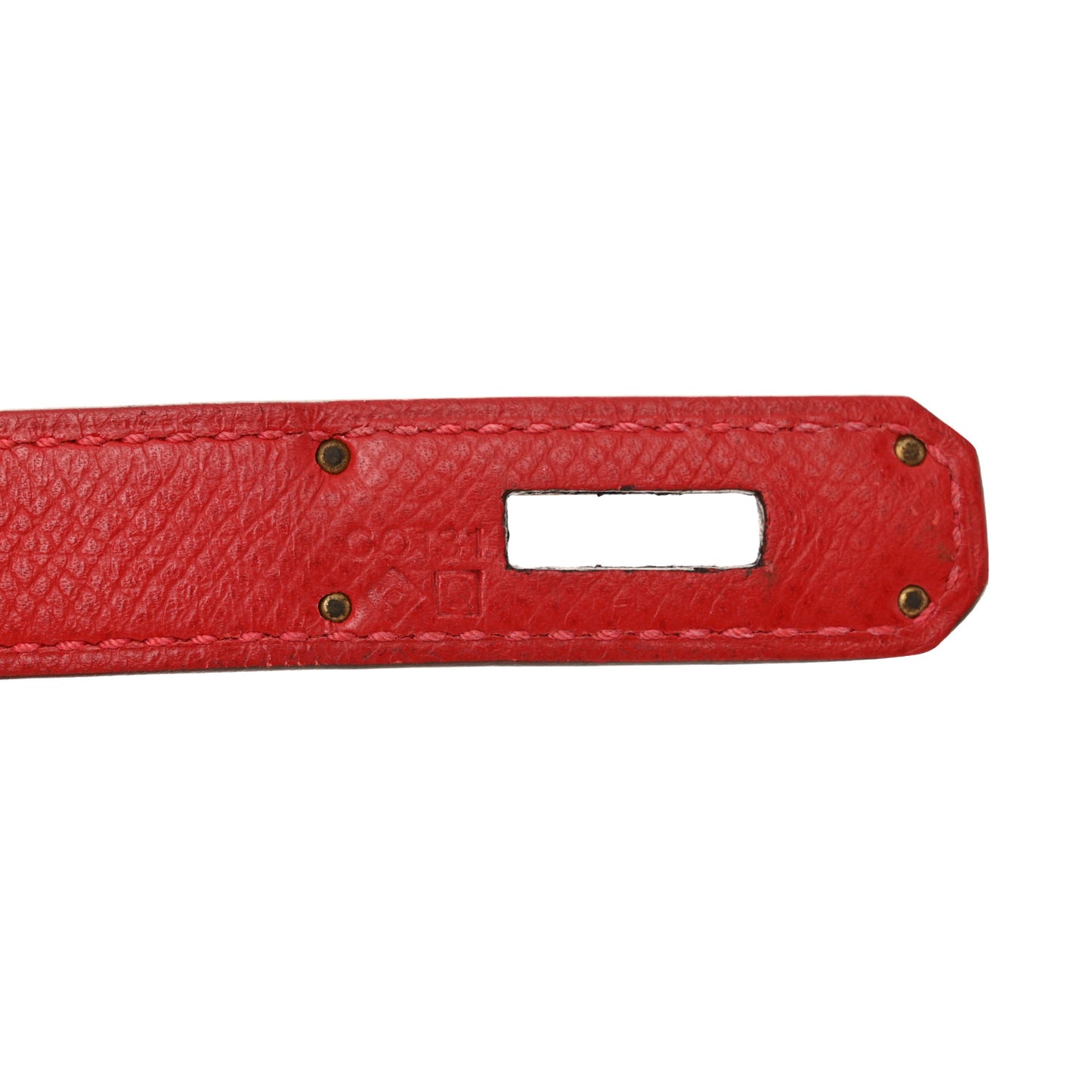 Epsom Birkin 35 Rouge Casaque