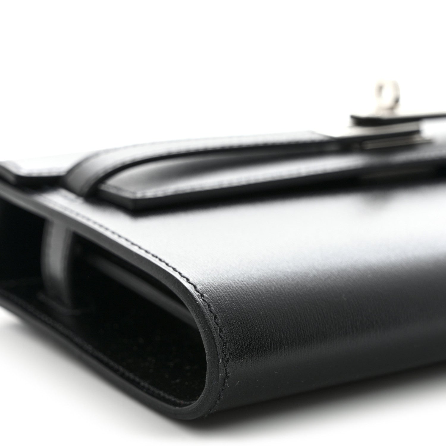 Hermes Box Kelly Wallet To Go Black 8 of 10