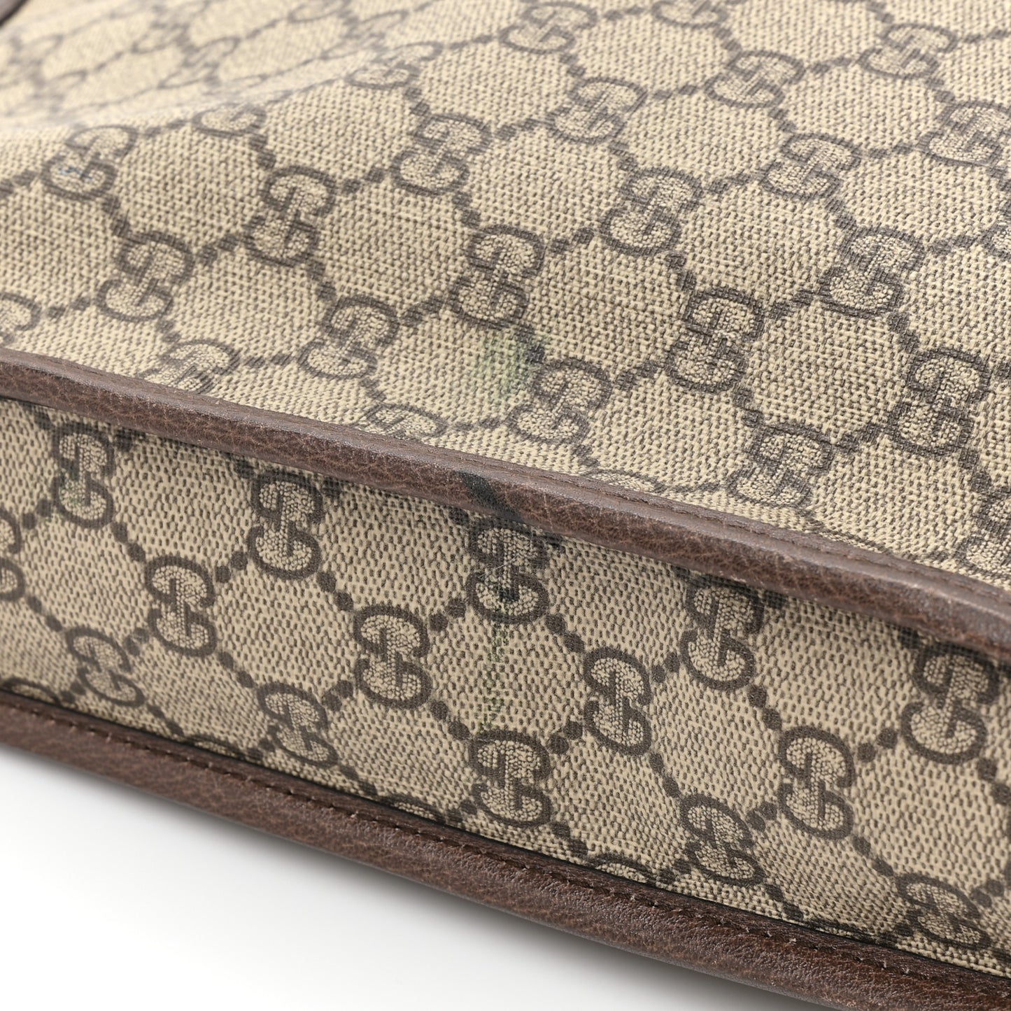 GG Supreme Monogram Large Rajah Chain Tote Beige New Acero