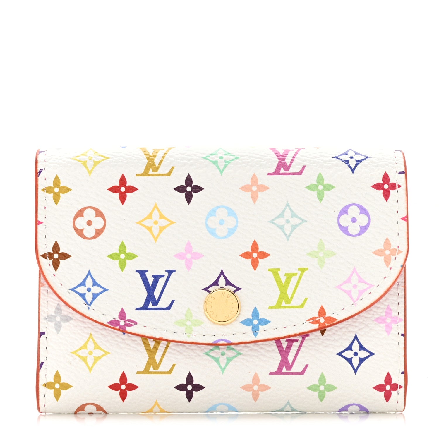 Louis Vuitton LV X TM Monogram Multicolor Rosalie Coin Purse White