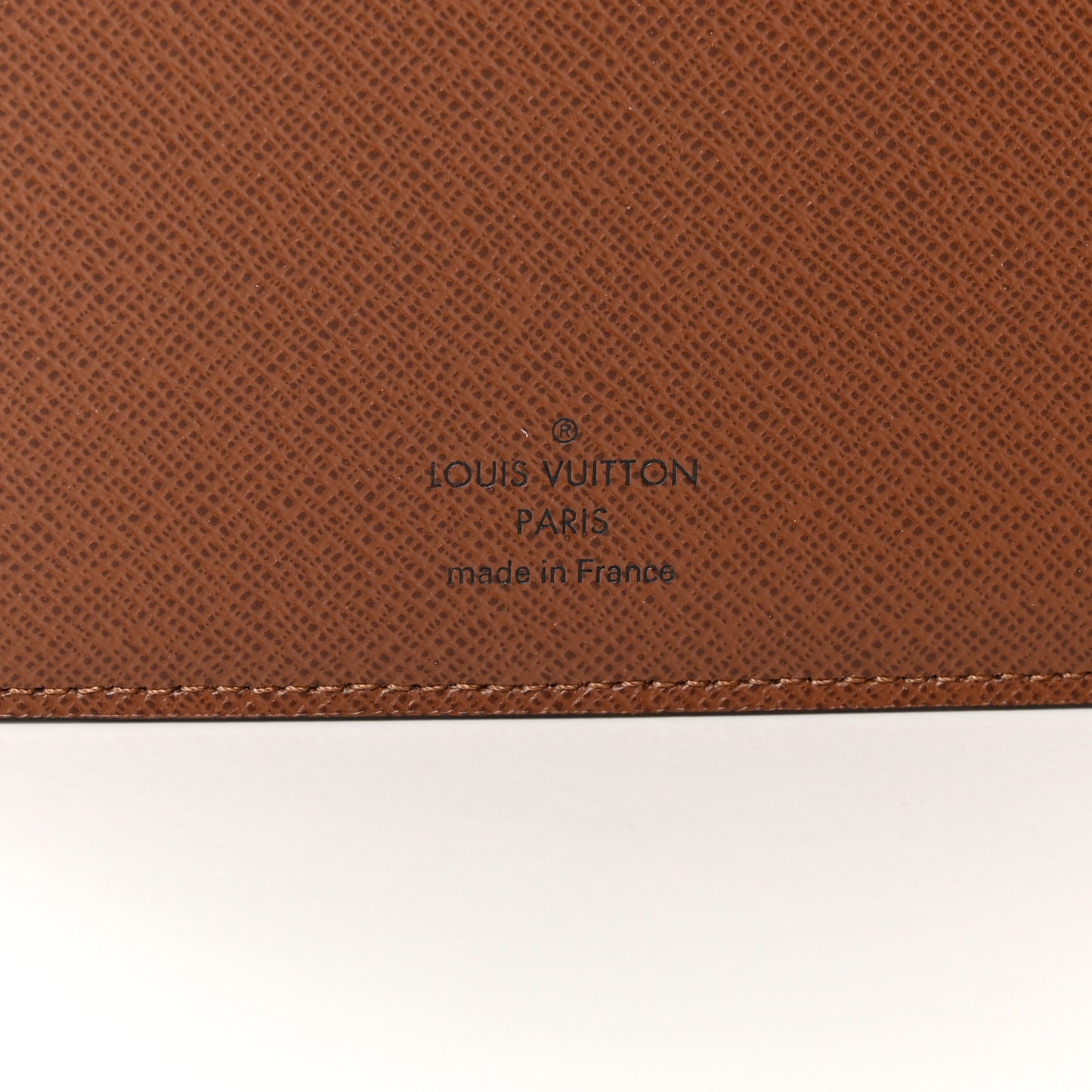 Monogram Desk Agenda Cover