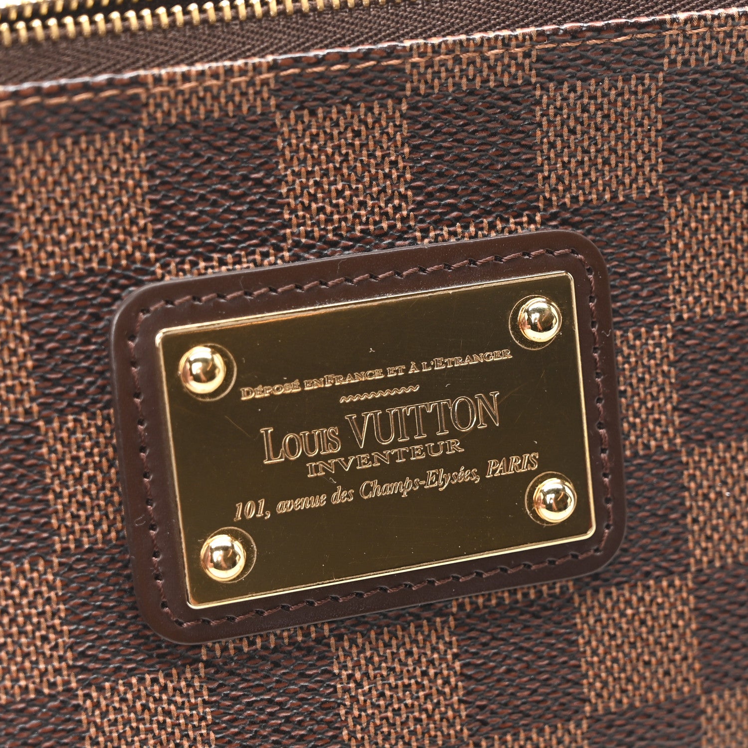 Louis Vuitton Damier Ebene Eva Clutch 5 of 9
