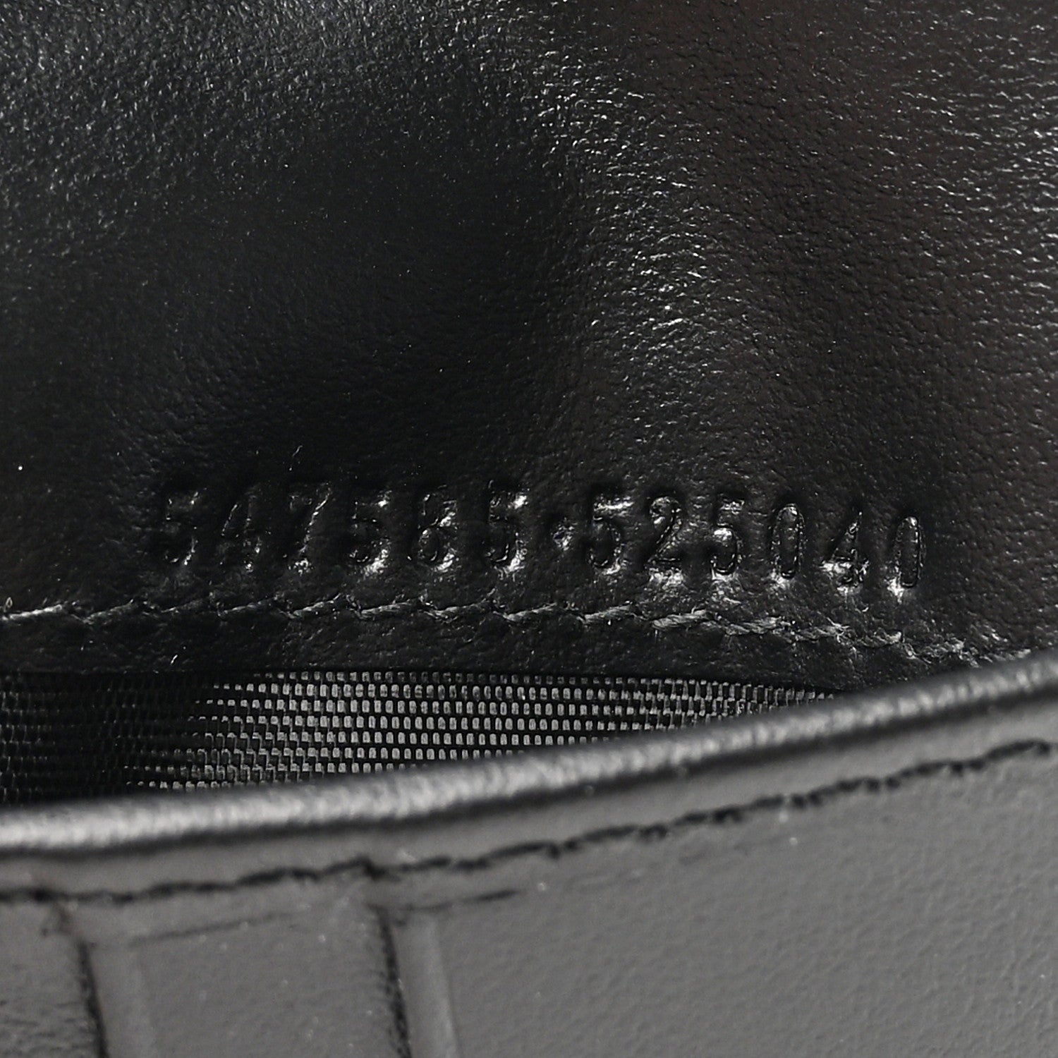 Gucci Plutone Calfskin Logo Bi-Fold Wallet Black 7 of 8
