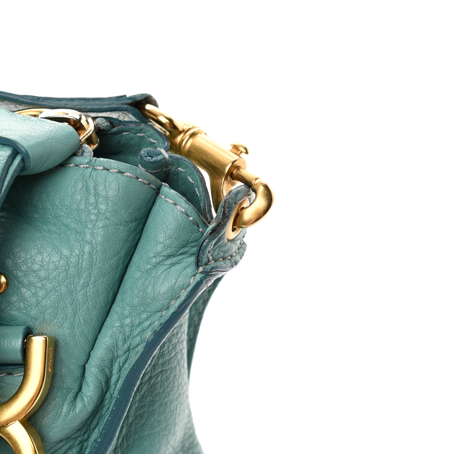 Chloe Calfskin Medium Marcie Satchel Fresh Mint 14 of 18