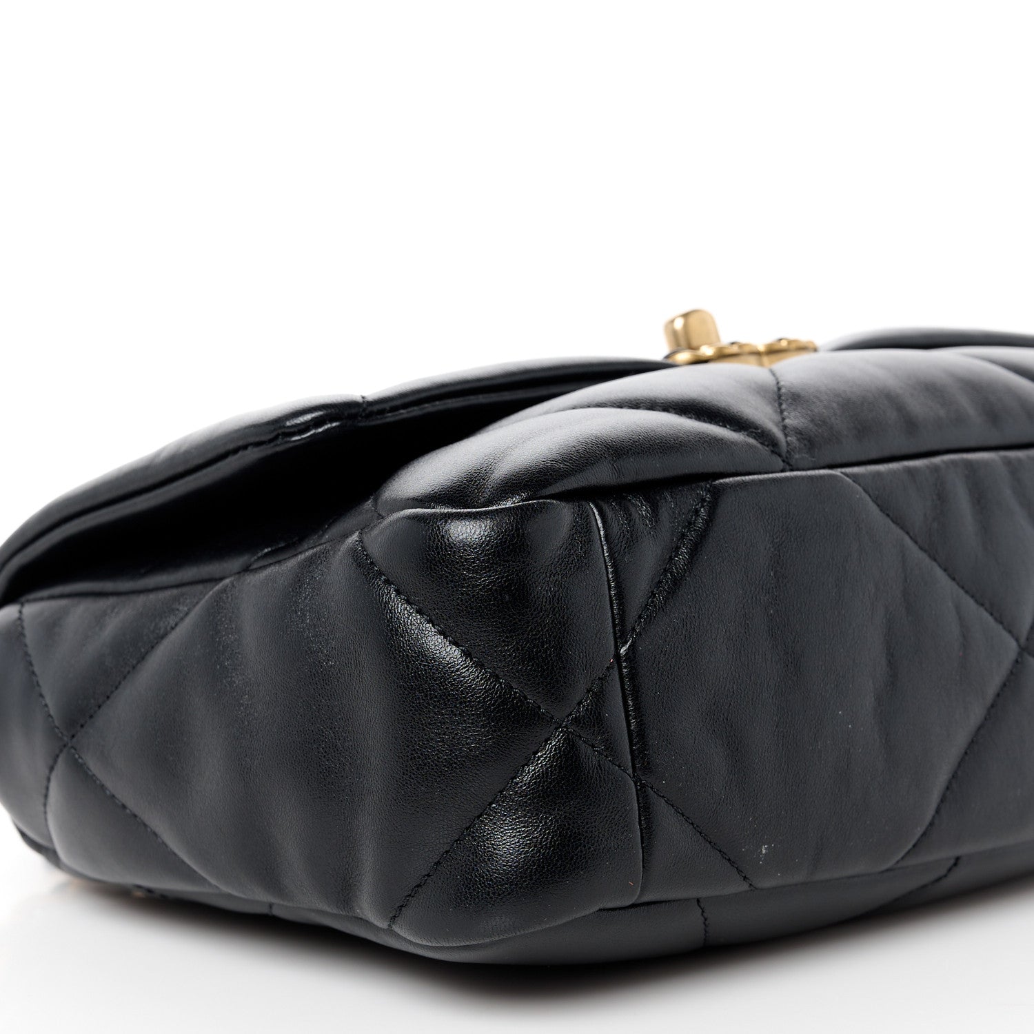 Chanel Lambskin Quilted Medium Chanel 19 Flap Black 9 of 10