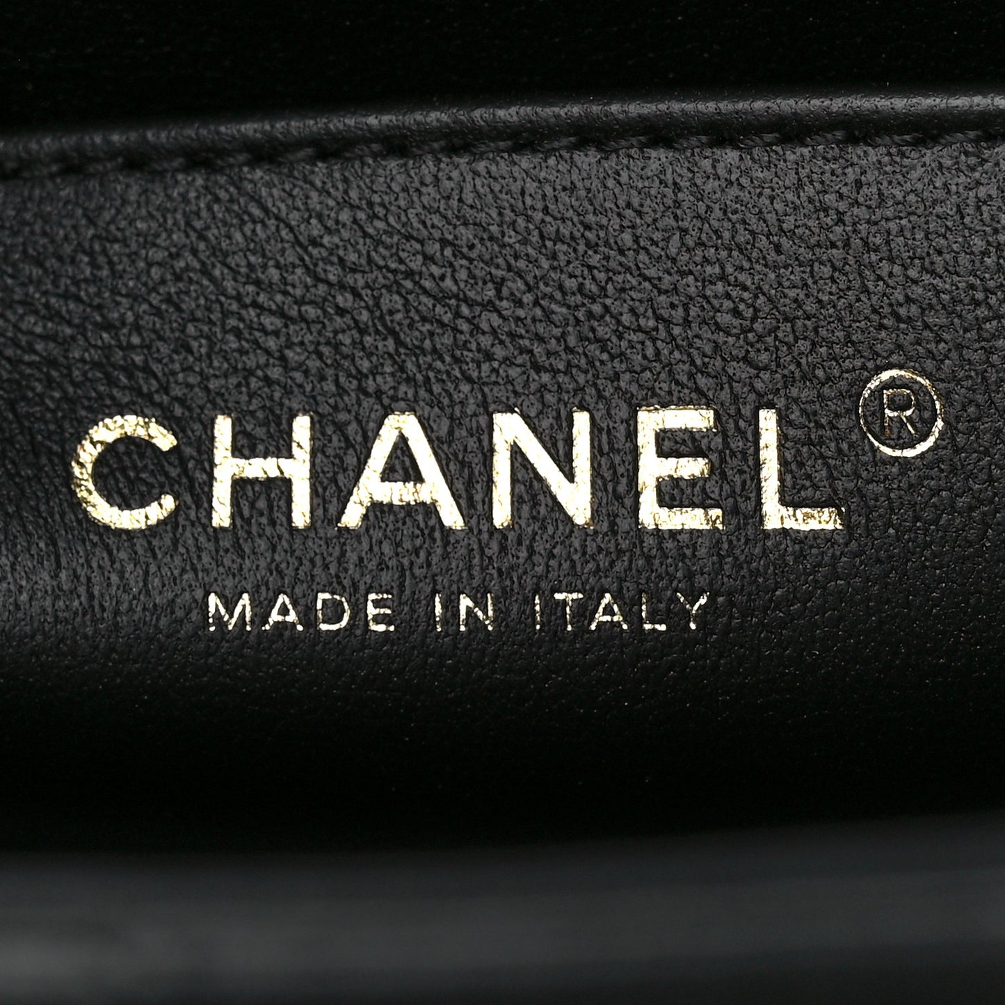 Lambskin Metal Quilted Twist Top Handle Flap With Chain Black