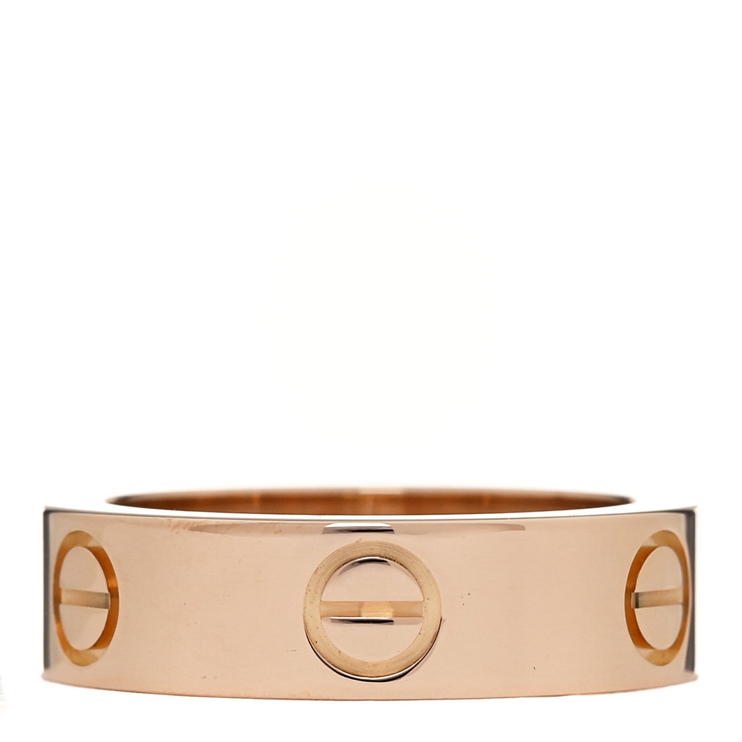 18K Pink Gold Pink Sapphire 5.5mm LOVE Ring 52 6