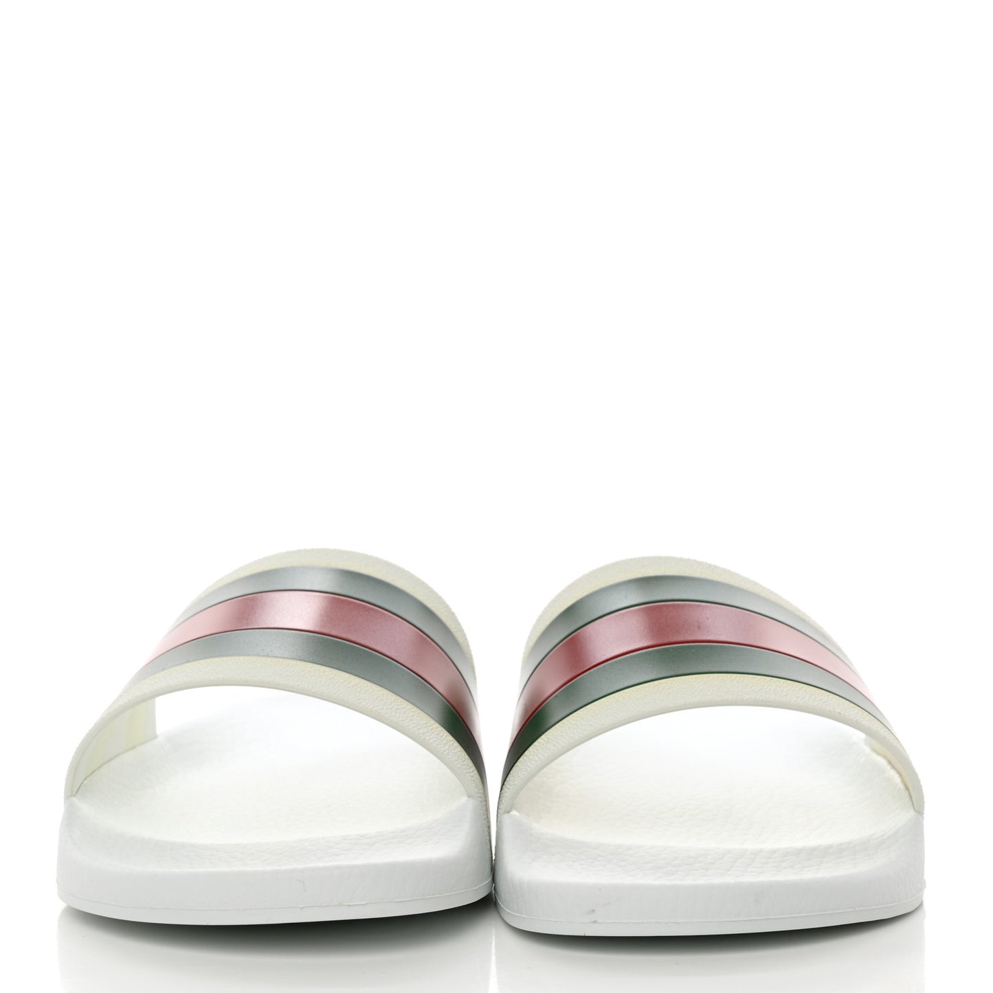 Rubber Mens Pursuit Slide Sandals 11 Great White Green Red
