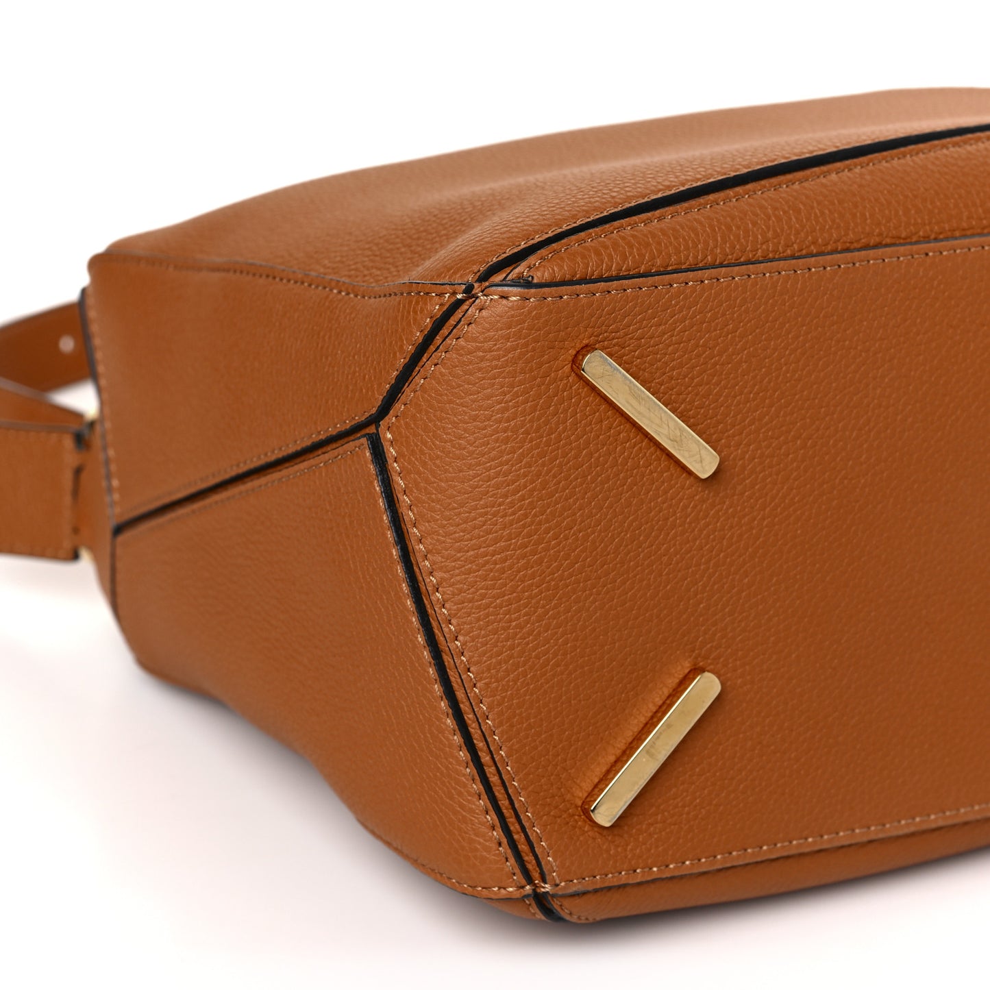 Calfskin Medium Puzzle Bag Tan