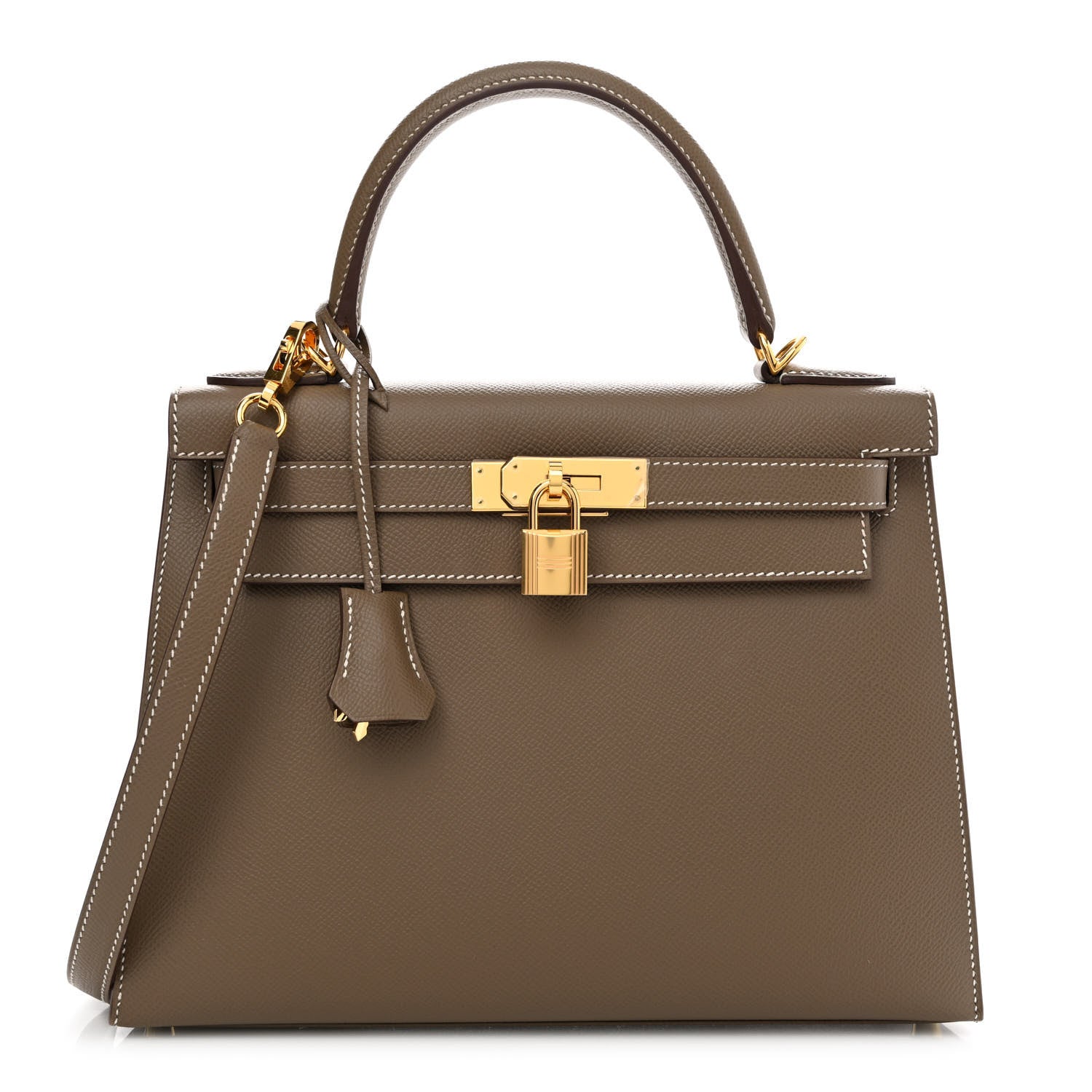 Hermes Epsom Kelly Sellier 28 Etoupe 1 of 11