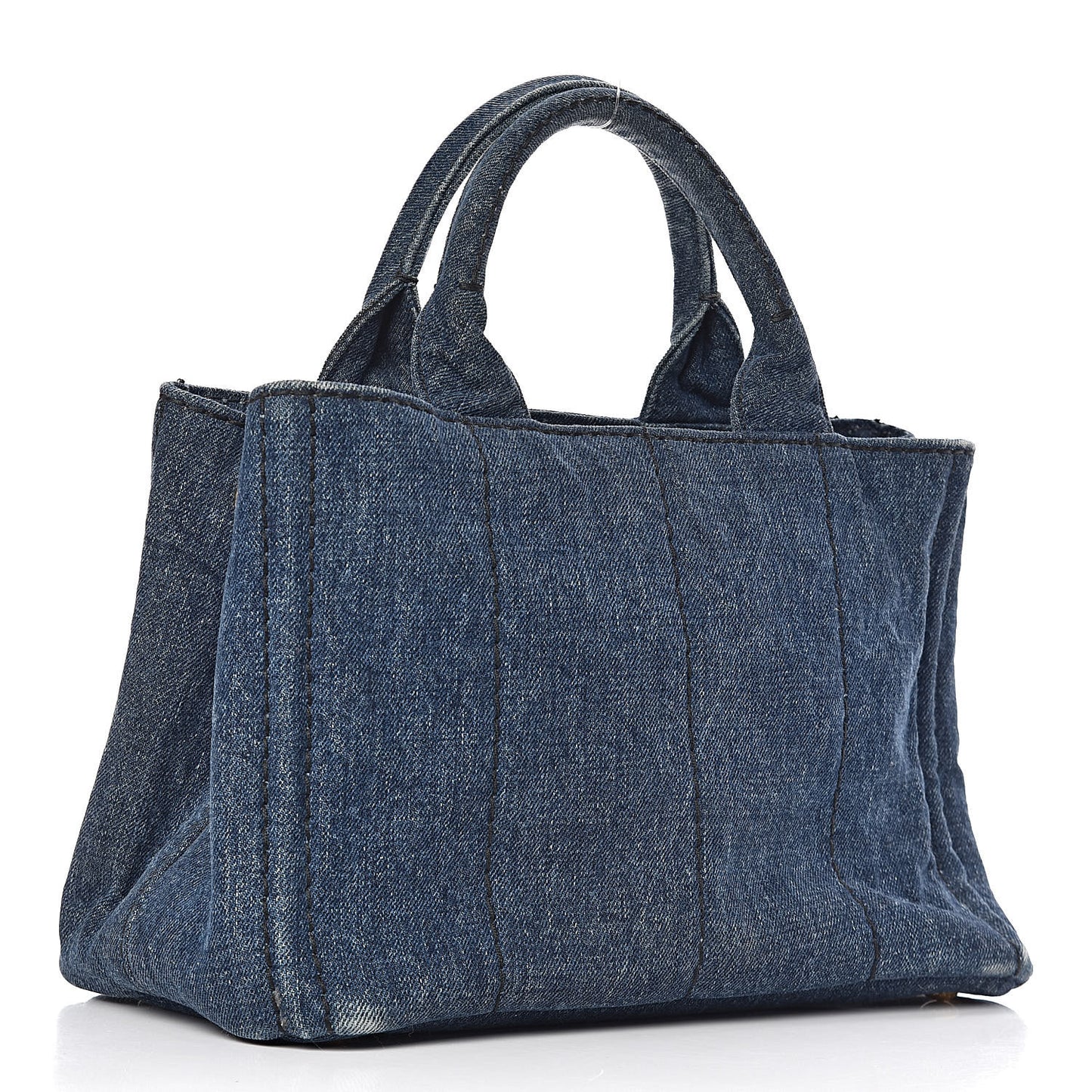Denim Logo Tote Avio