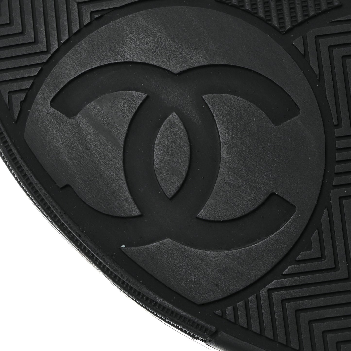 Calfskin CC Womens Sneakers 35 Black