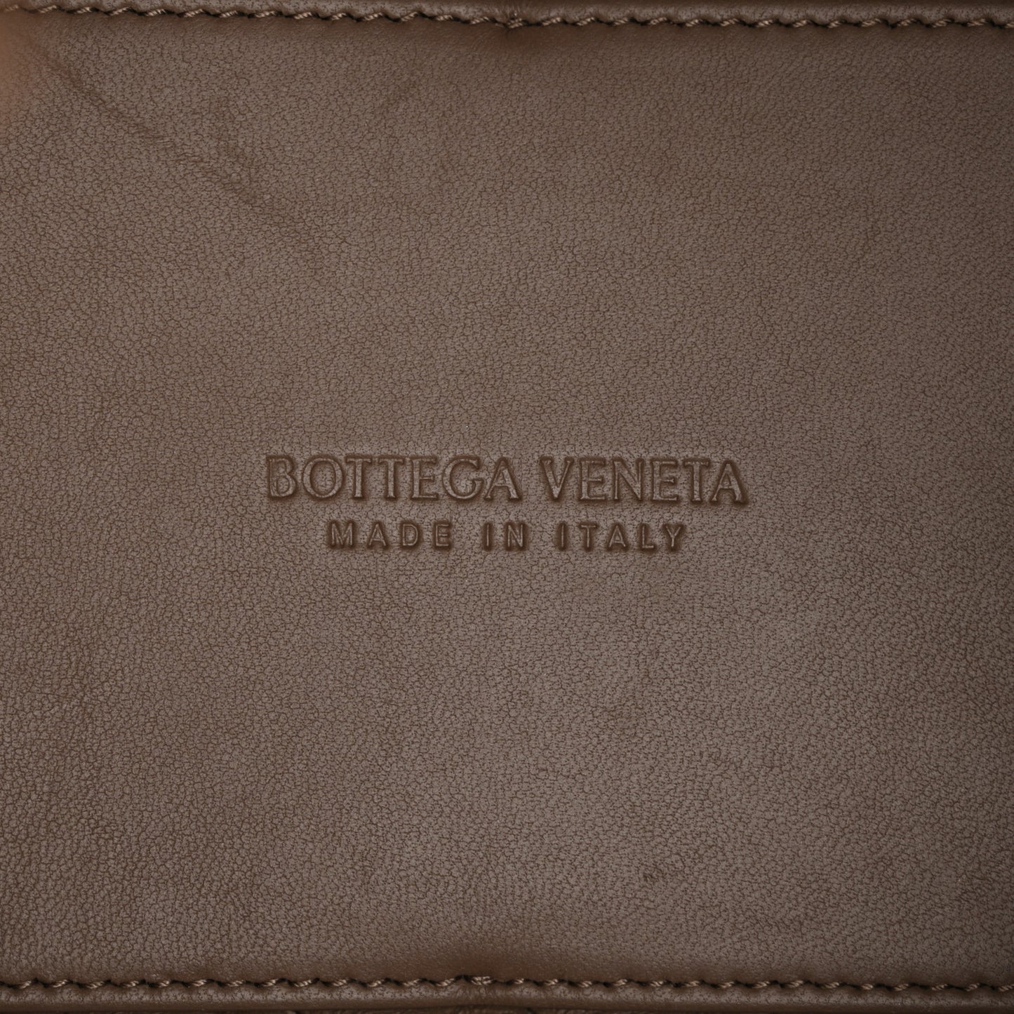 Nappa Intrecciato Small Andiamo Shoulder Bag Taupe Grey