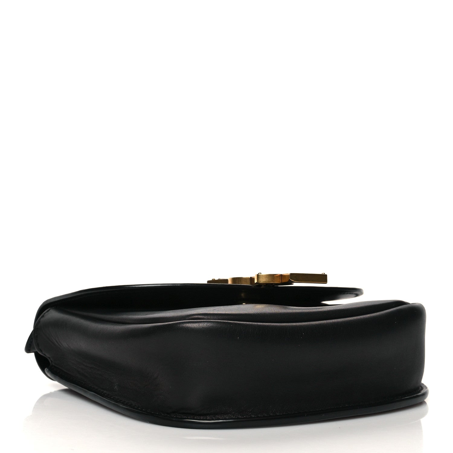 Saint Laurent Smooth Calfskin Classic Monogram Small Kaia Satchel Black 4 of 11
