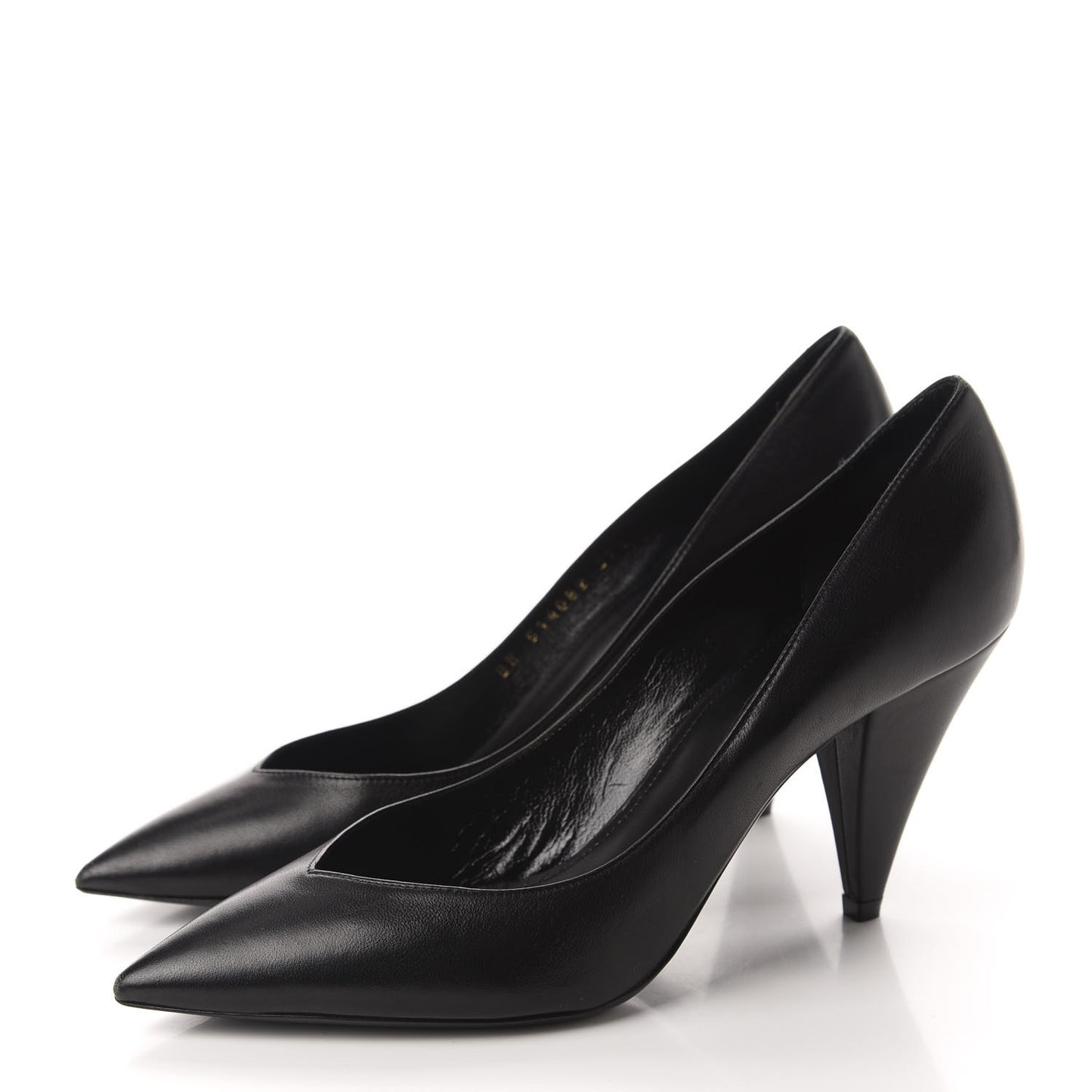 Calfskin Era Pumps 39.5 Black
