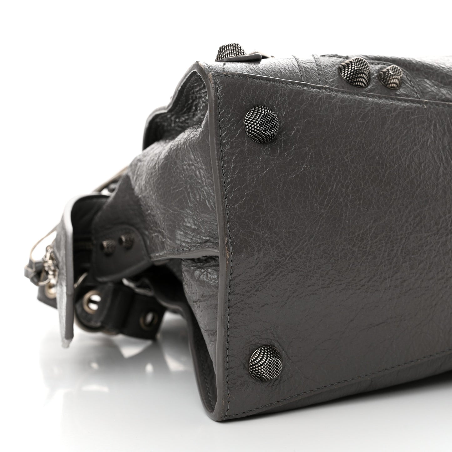 Agneau Arena Neo Cagole City Handbag Dark Grey