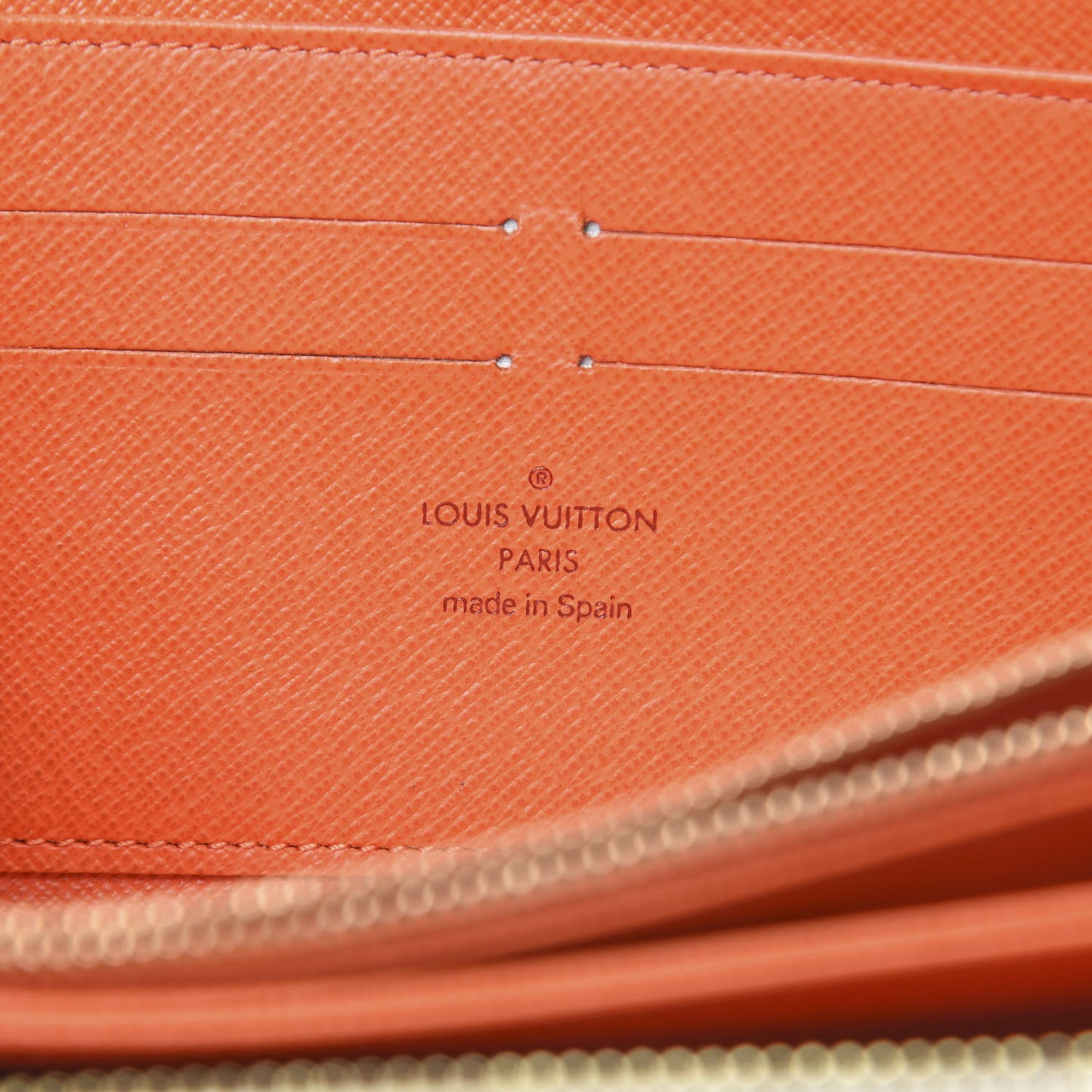Monogram Multicolor Zippy Wallet White Orange