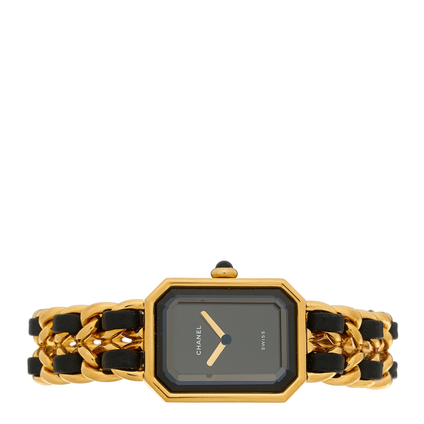 Stainless Steel Lambskin 20mm Chain Premiere Quartz Watch Gold M