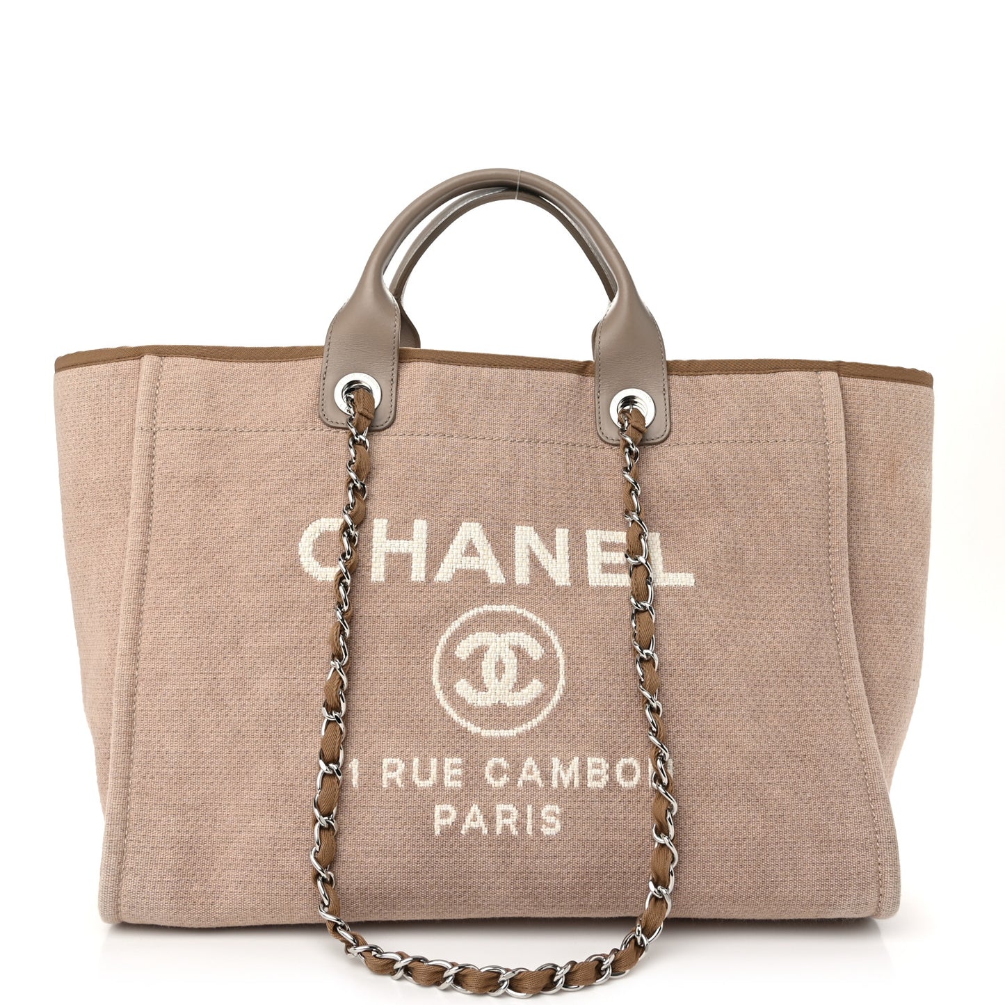 Canvas Medium Deauville Tote Ecru