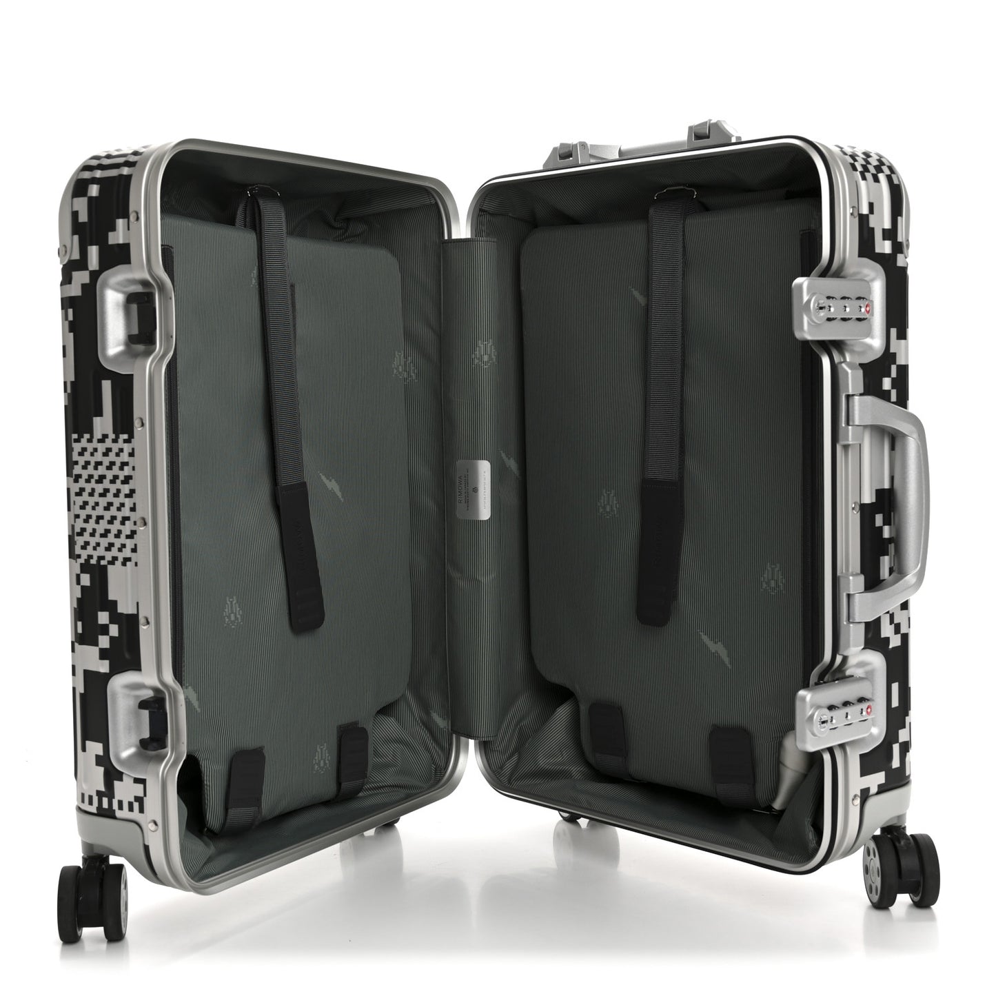 X RTFKT Polycarbonate Printed Original Twist Cabin Silver Black