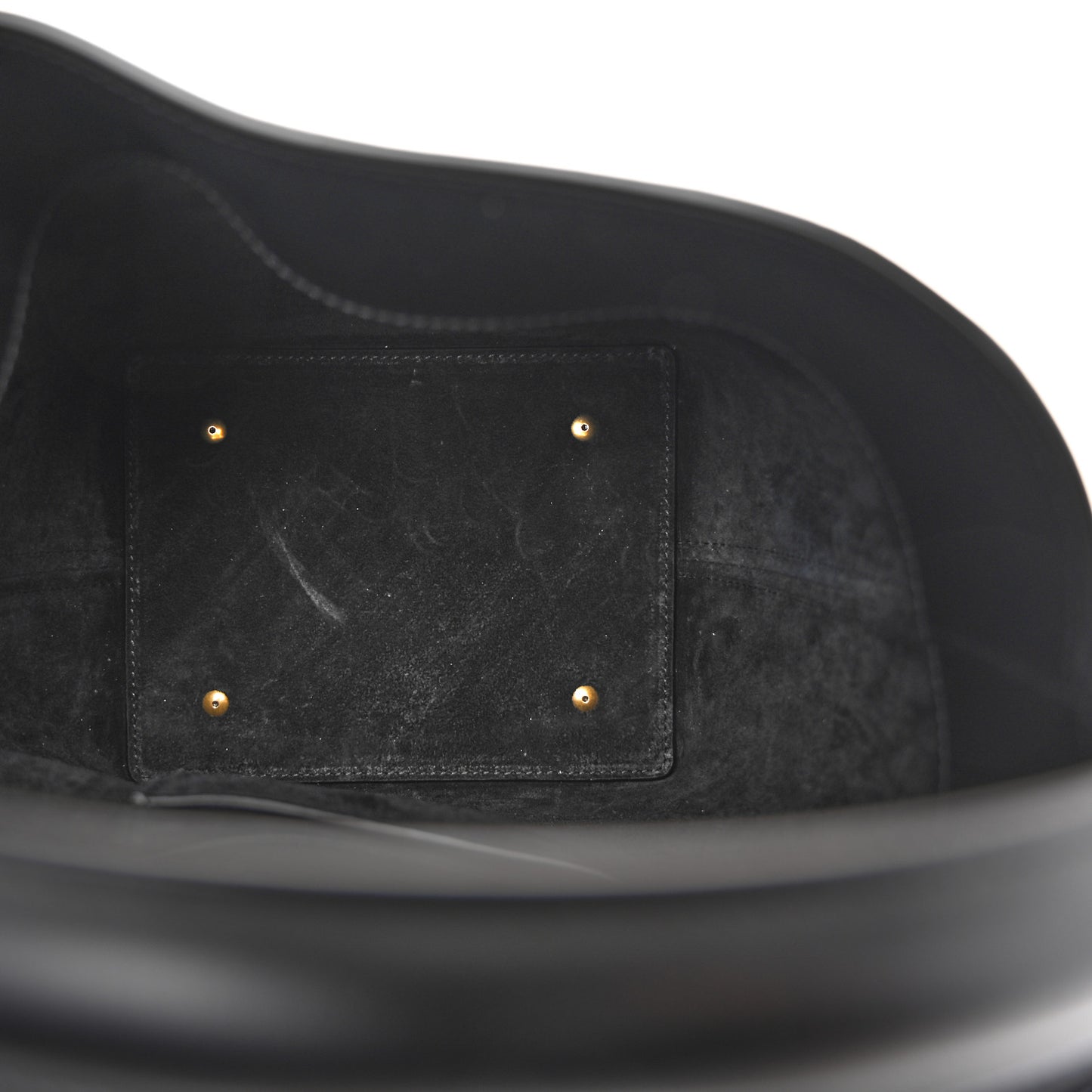 Shiny Calfskin Le 37 Mini Bucket Bag Black