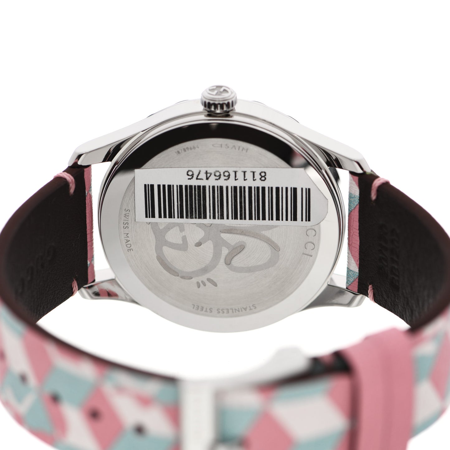 Stainless Steel Calfskin 38mm G-Timeless Bunny Quartz Watch