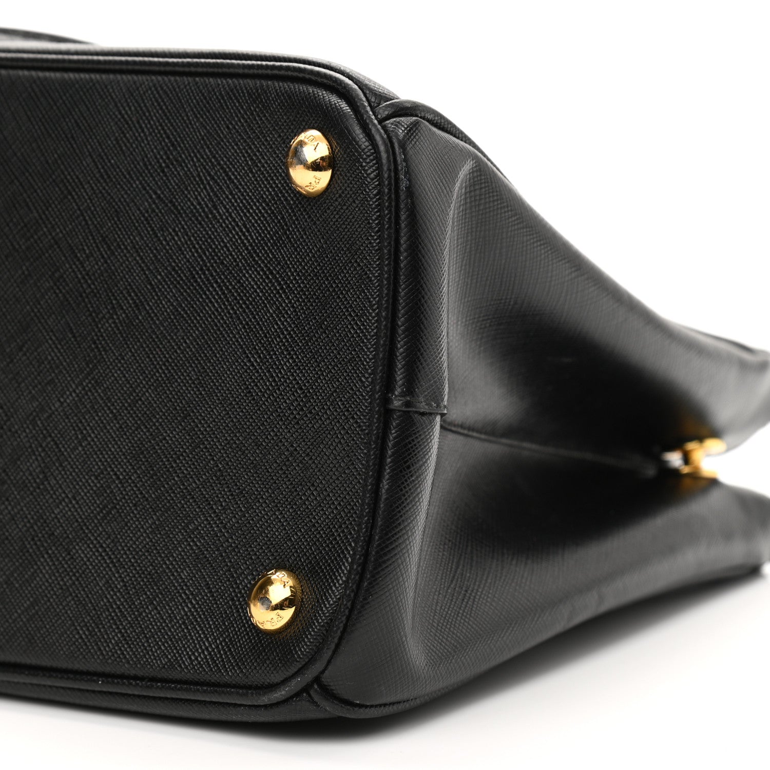 Prada Saffiano Small Galleria Double Zip Tote Black 10 of 12