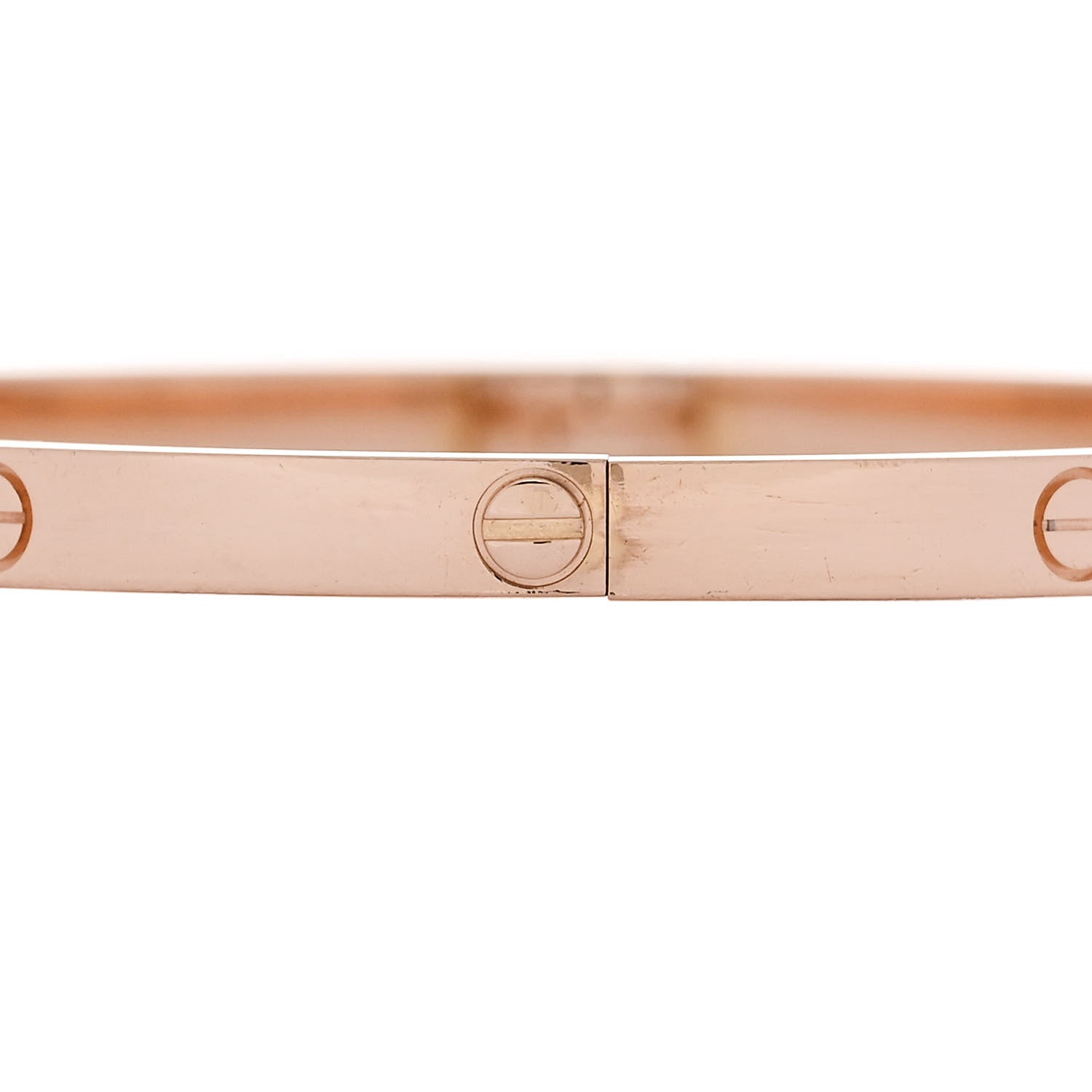 Cartier 18K Pink Gold Small LOVE Bracelet 17 4 of 8