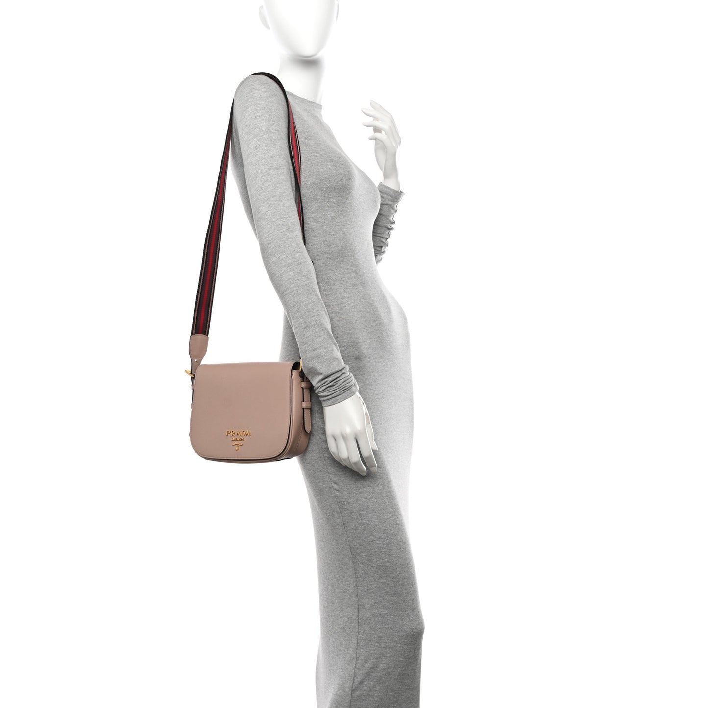 Saffiano Flap Crossbody Cammeo