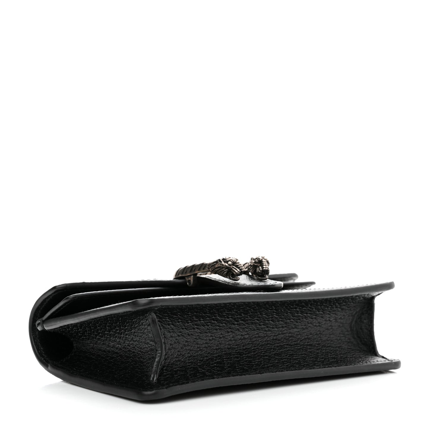 Jacquard Black Denim GG Monogram Super Mini Dionysus Shoulder Bag Black Ivory