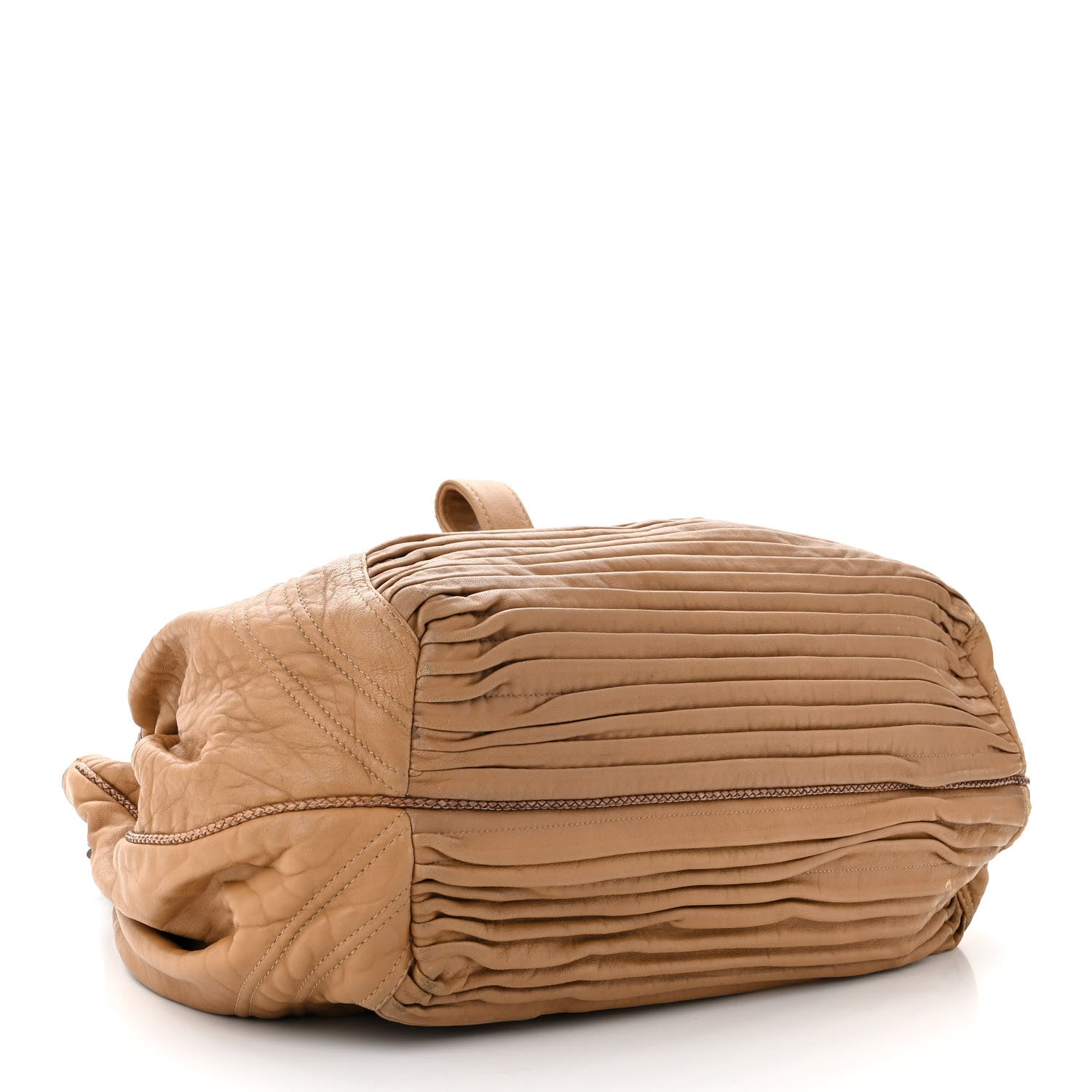 Fendi Nappa Pleated Nuvolata Spy Bone 4 of 16