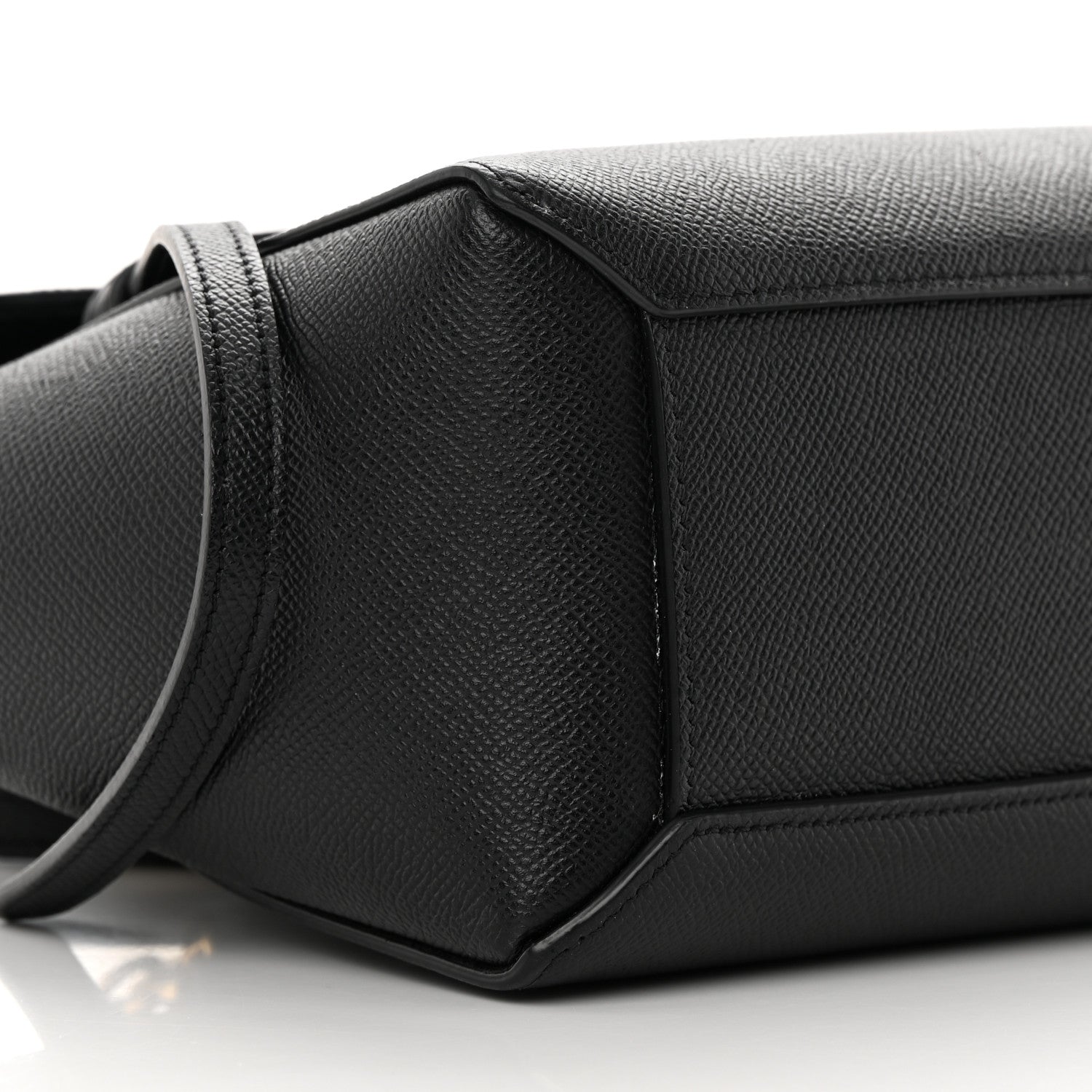 Celine Grained Calfskin Nano Belt Bag Black 10 of 15