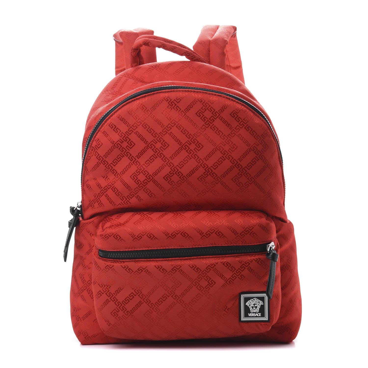 Versace Nylon Greca Backpack Red 1 of 10