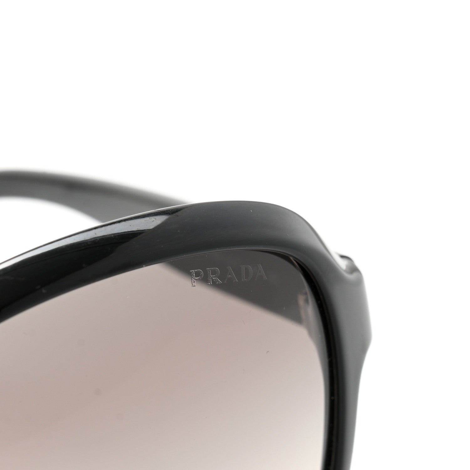 Prada Square Sunglasses SPR 18Q Black 7 of 9