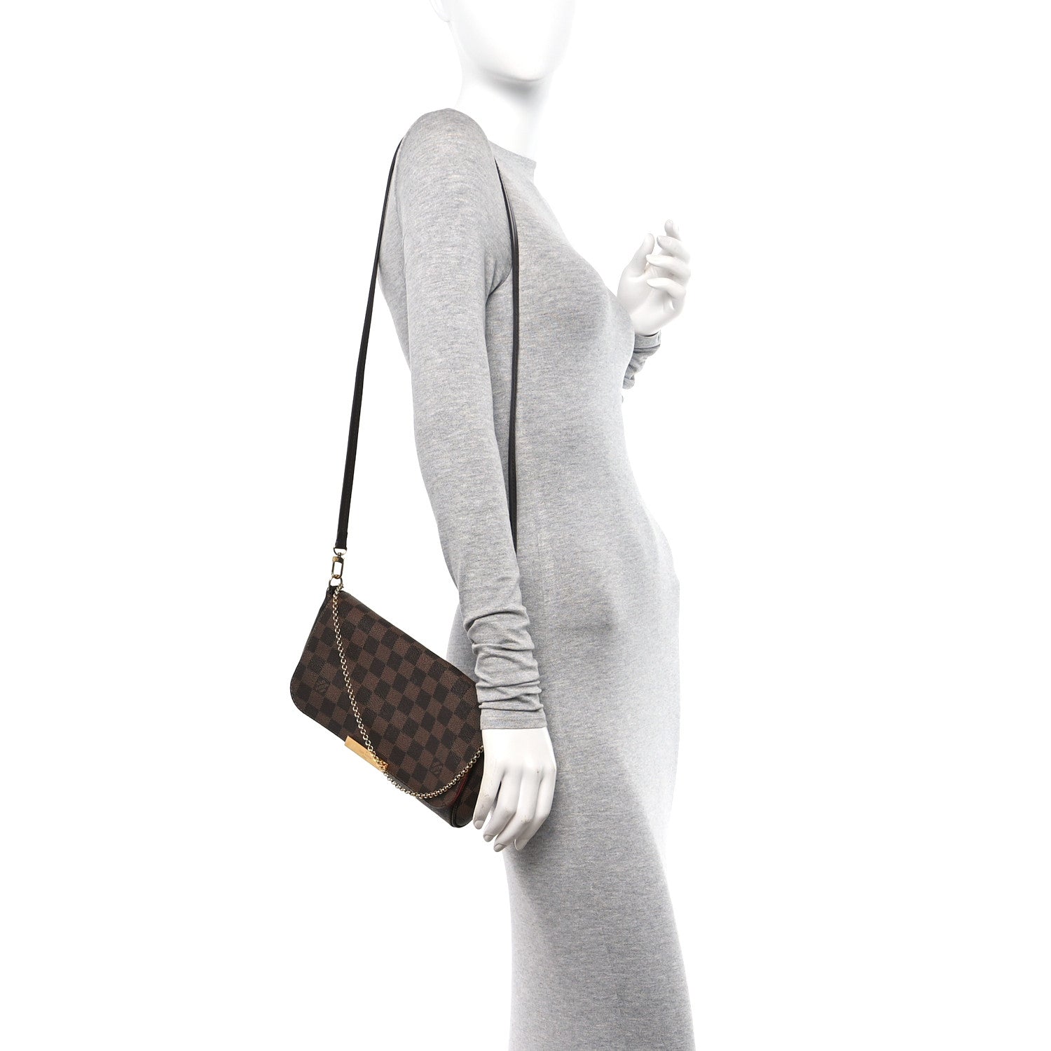 Louis Vuitton Damier Ebene Favorite MM 2 of 10