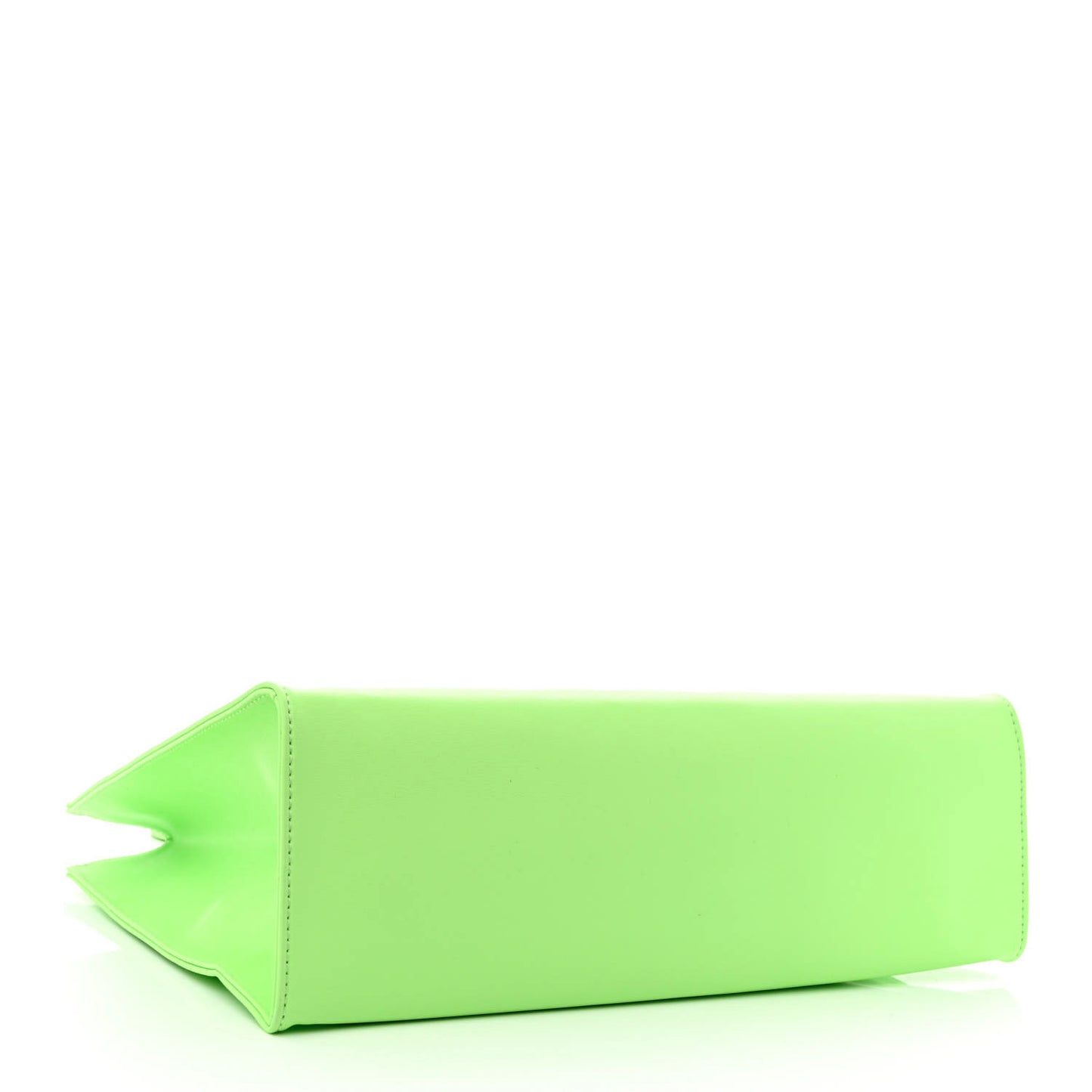 Vegan Leather Medium Shopping Bag Double Mint
