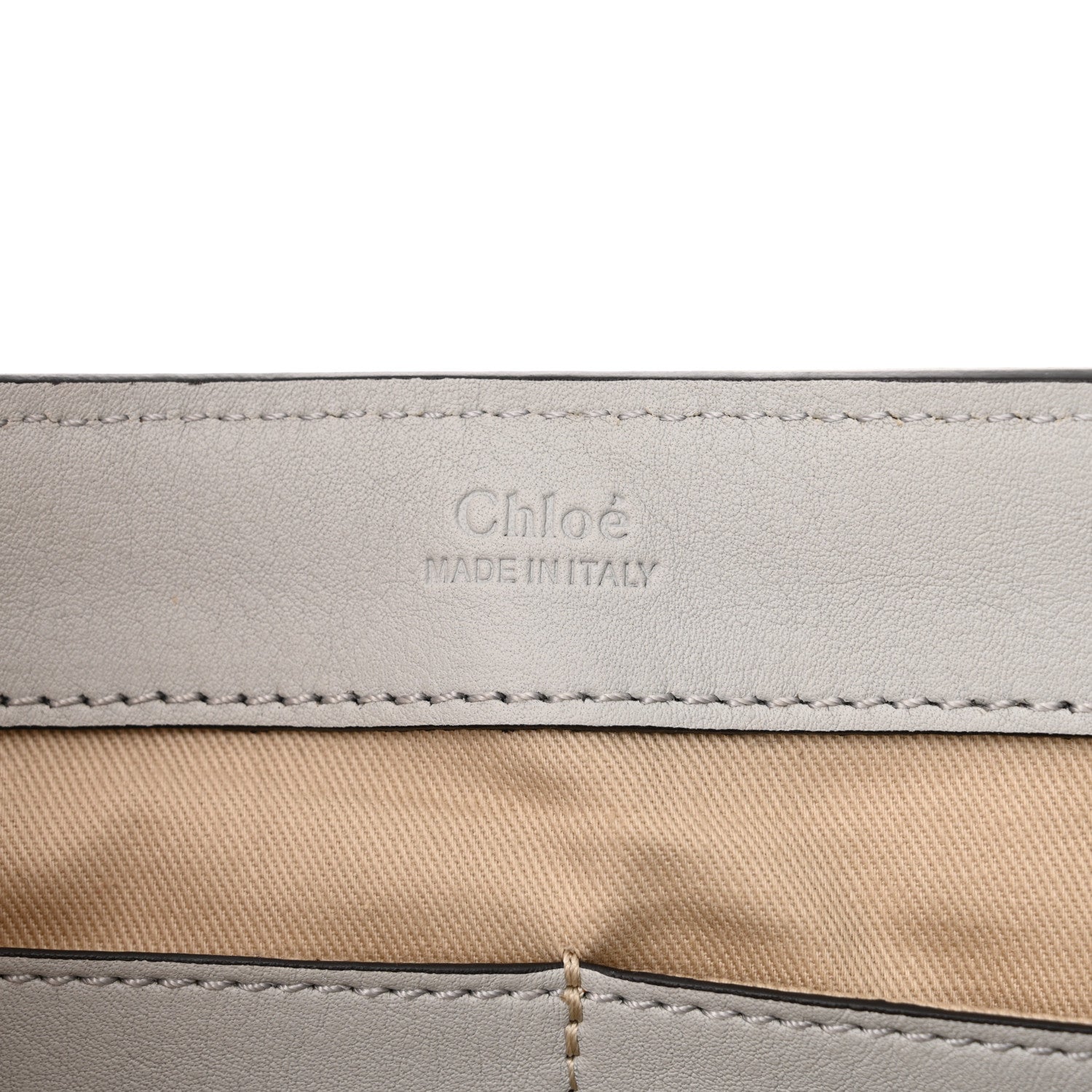 Chloe Calfskin Medium Faye Day Shoulder Bag Airy Grey 7 of 16